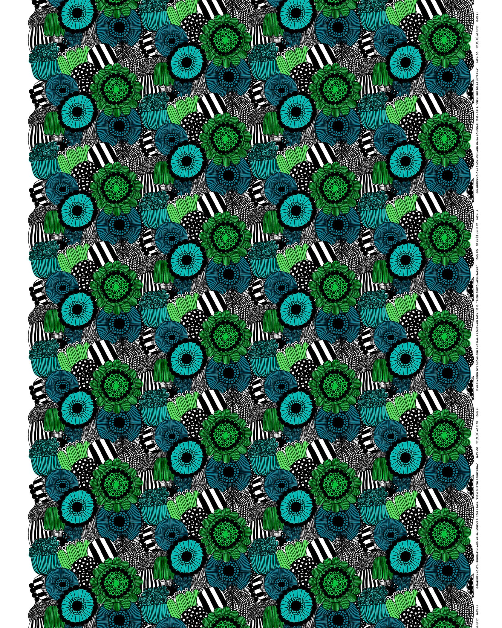 Pieni Siirtolapuutarha HW コットンファブリック