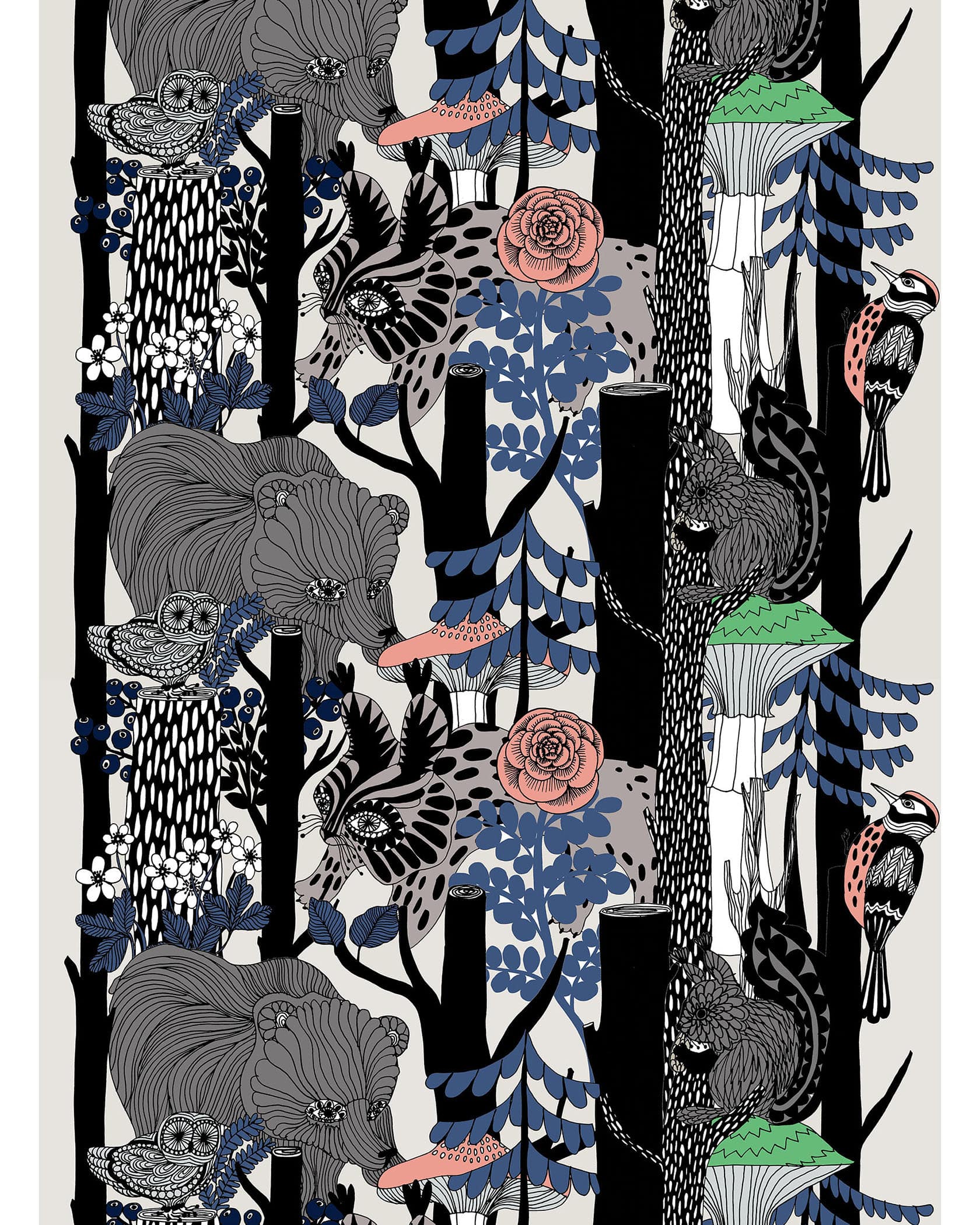 Veljekset コットンファブリック シーズン ファブリック Marimekko マリメッコ 日本公式オンラインストア