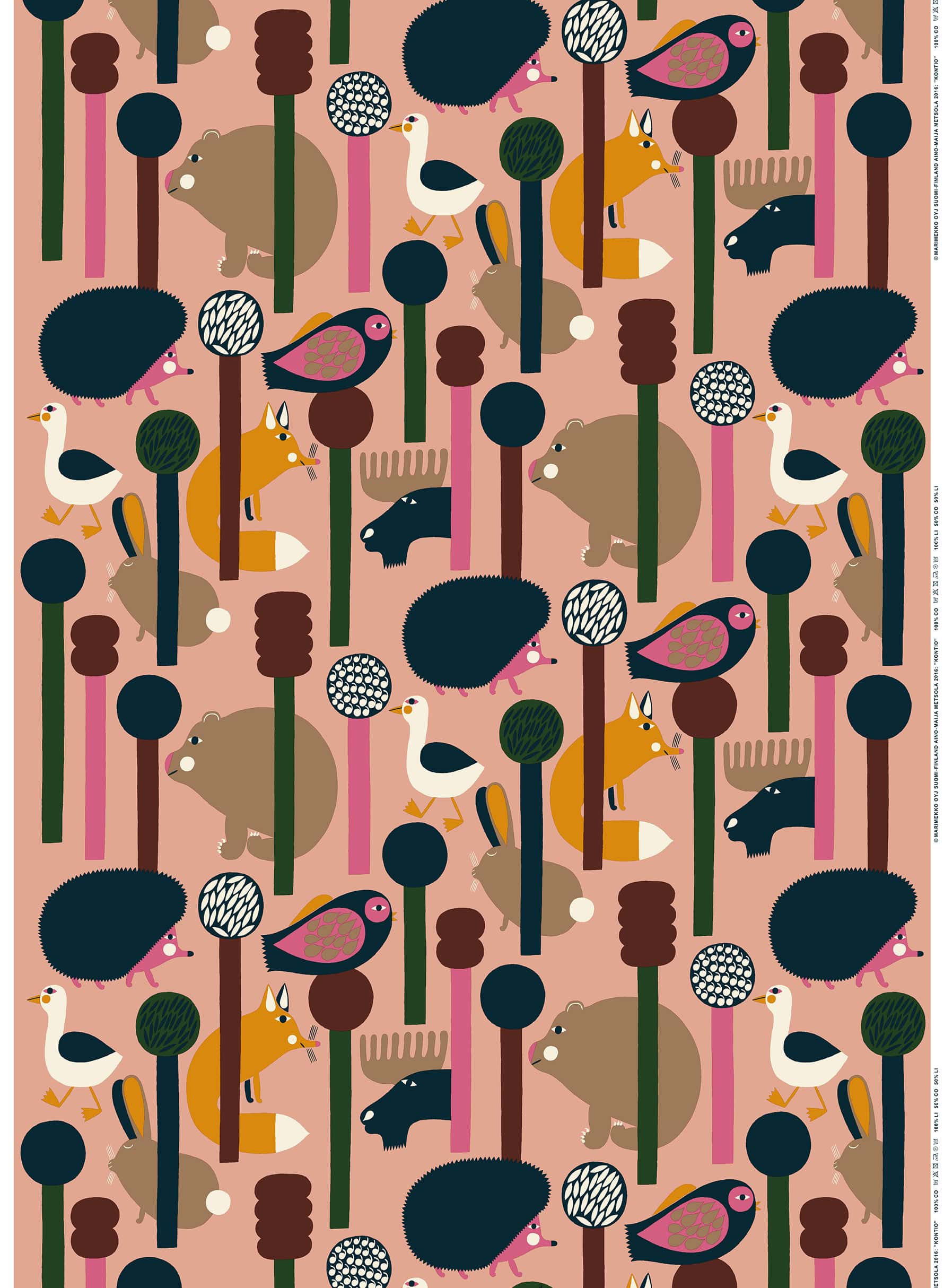 Kontio コットンファブリック シーズン ファブリック Marimekko マリメッコ 日本公式オンラインストア