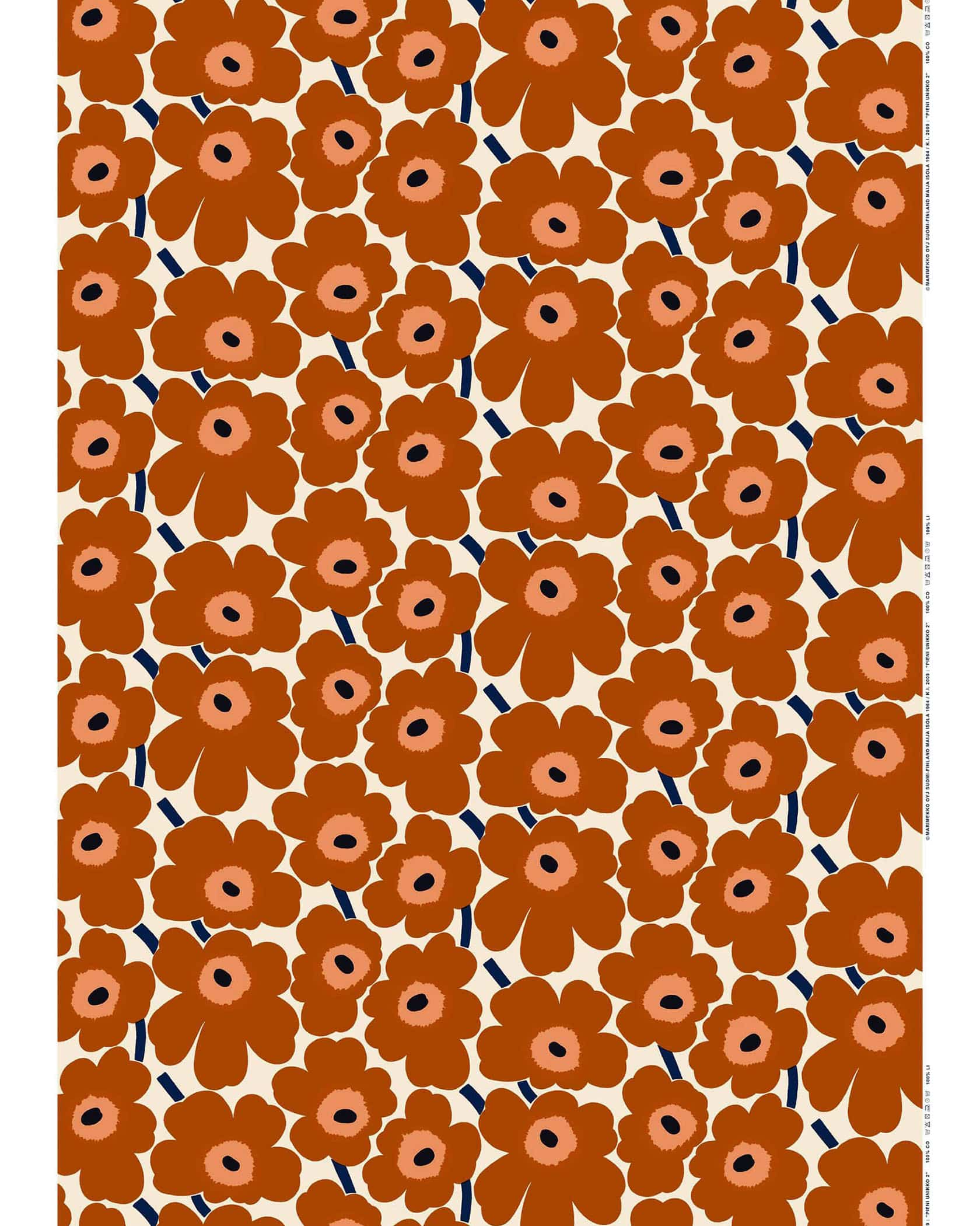 Pieni Unikko 2 コットンファブリック