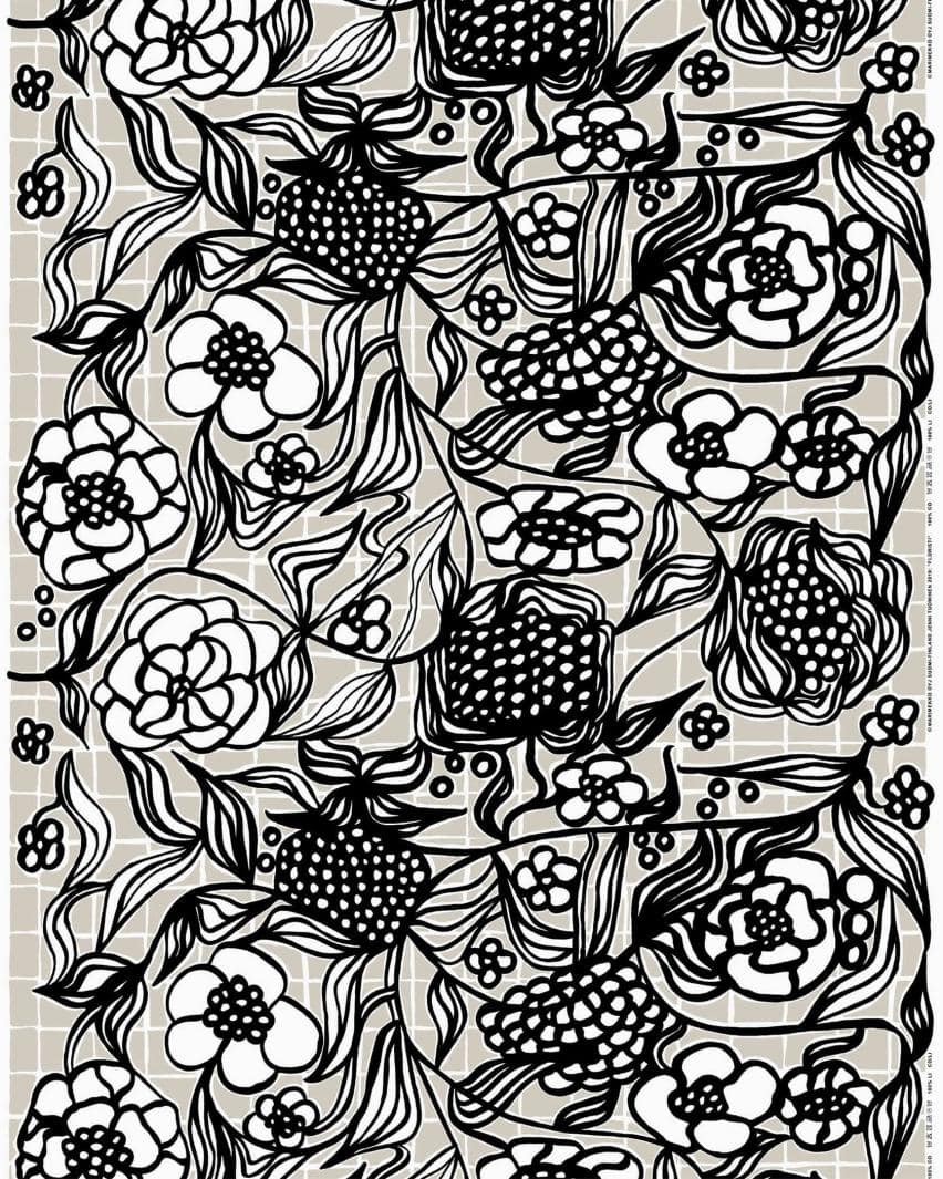 Floristi コットンパナマファブリック Fall Winter シーズン ファブリック Marimekko マリメッコ 日本公式オンラインストア Floristi コットンパナマファブリック Fall Winter シーズン ファブリック Marimekko マリメッコ 日本公式オンラインストア
