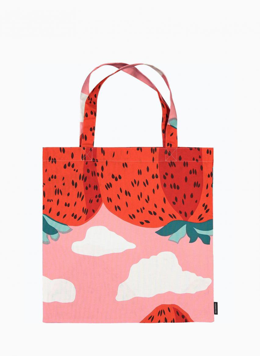 Mansikkavuoret ファブリックバッグ Maija Isola Marimekko マリメッコ 日本公式オンラインストア