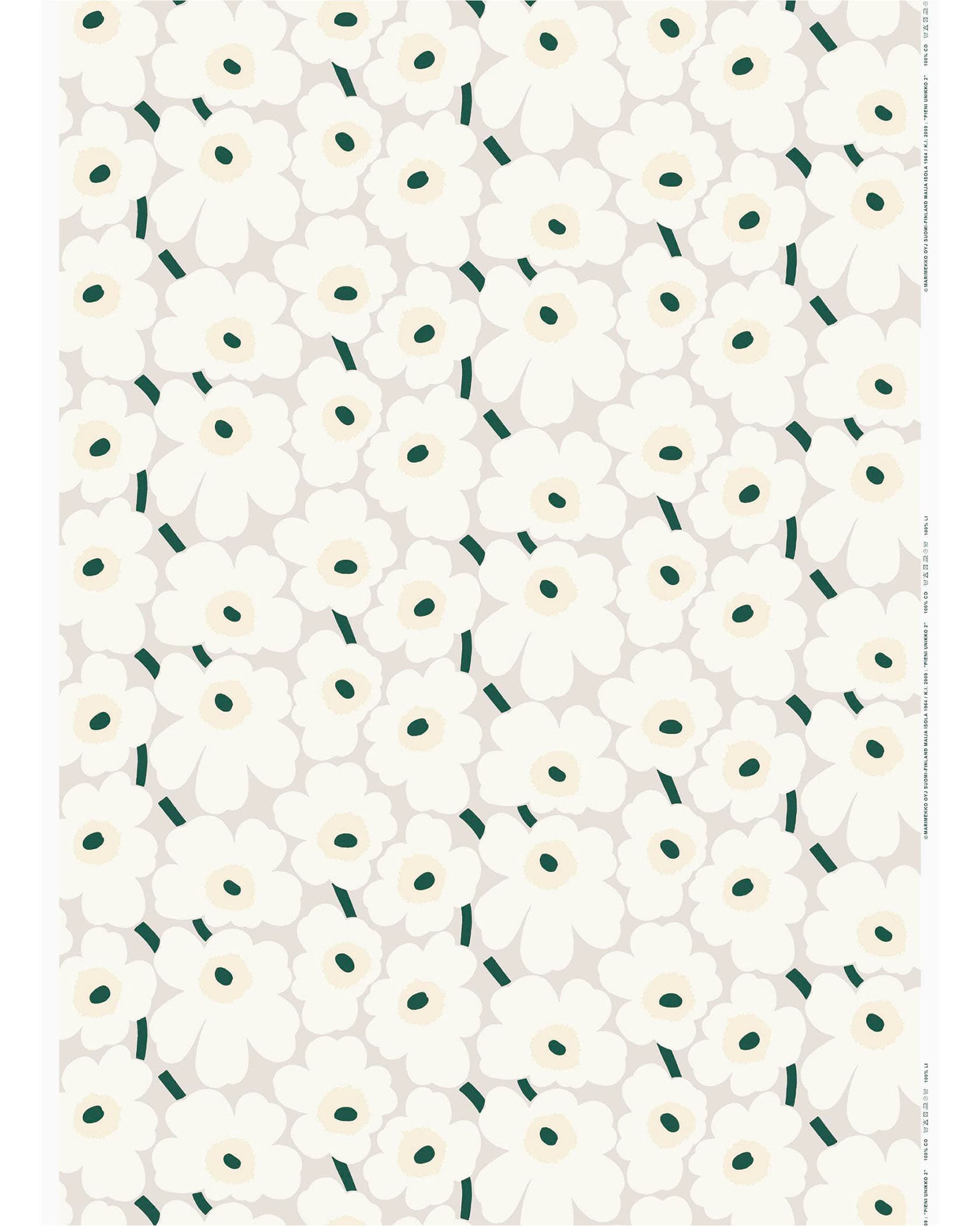 Pieni Unikko 2 コットンファブリック