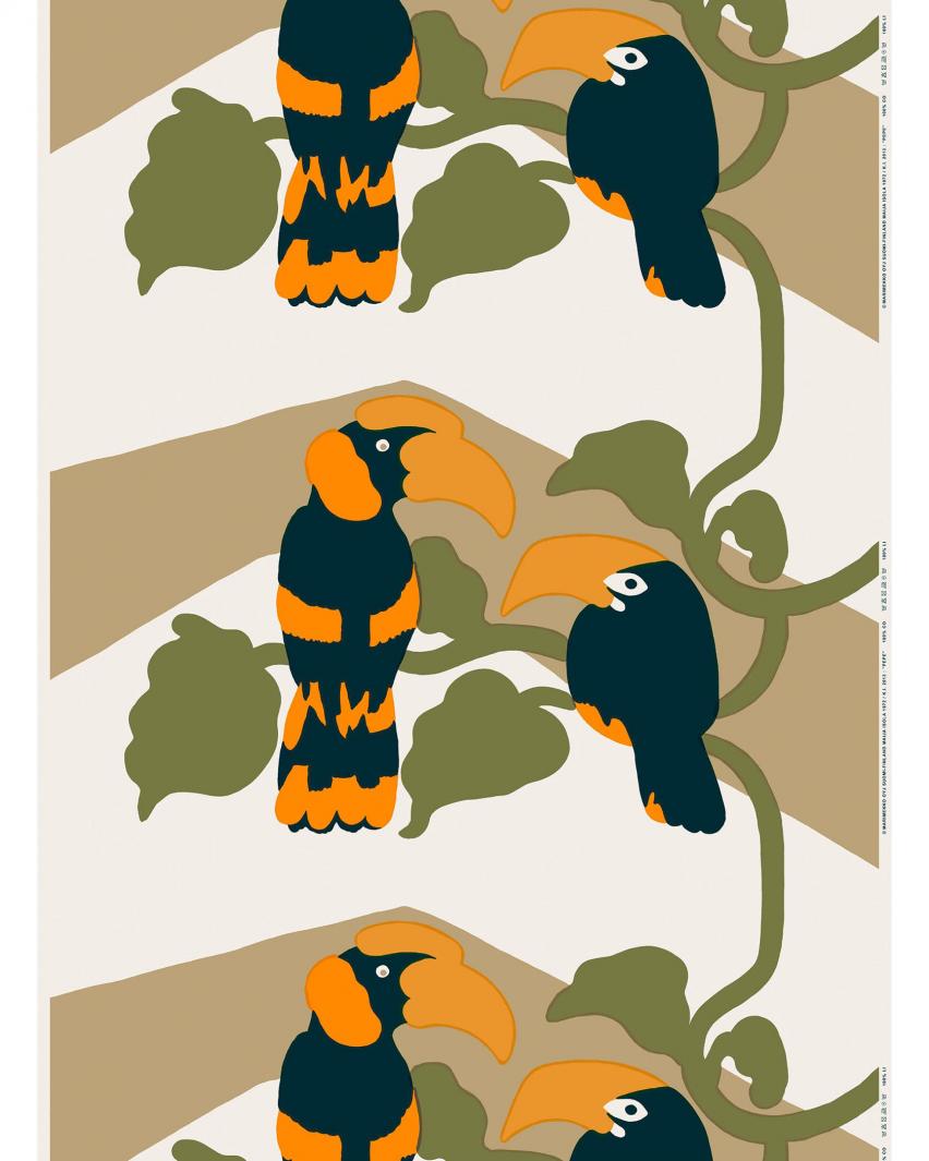 コットン×ブラウン×オレンジ