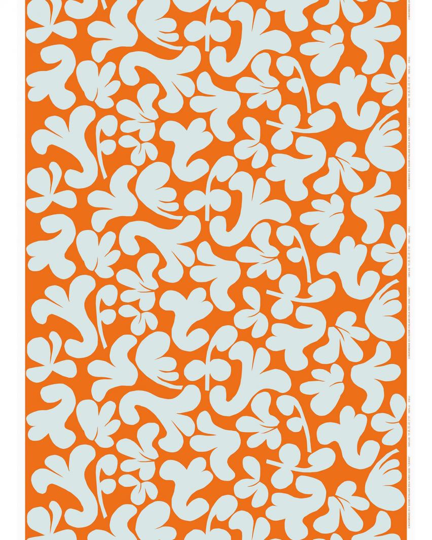 オレンジ×ライトブルー