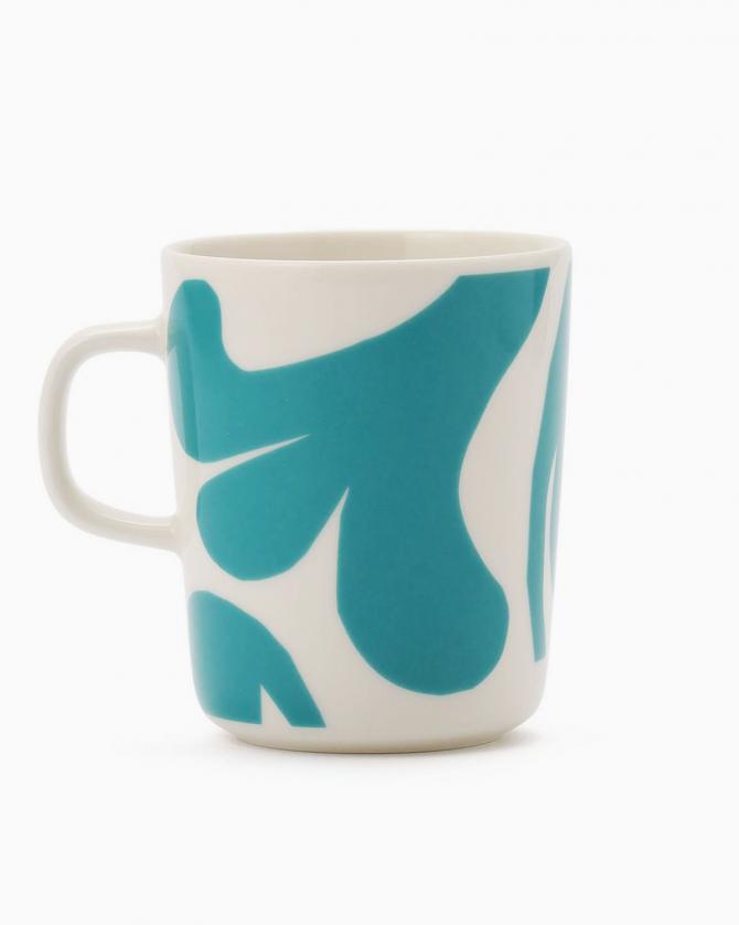 マリメッコ【marimekko】Tiiliskivi　マグカップ　プレート　水色 マリメッコ【marimekko】Tiiliskivi マグカップ プレート 水色