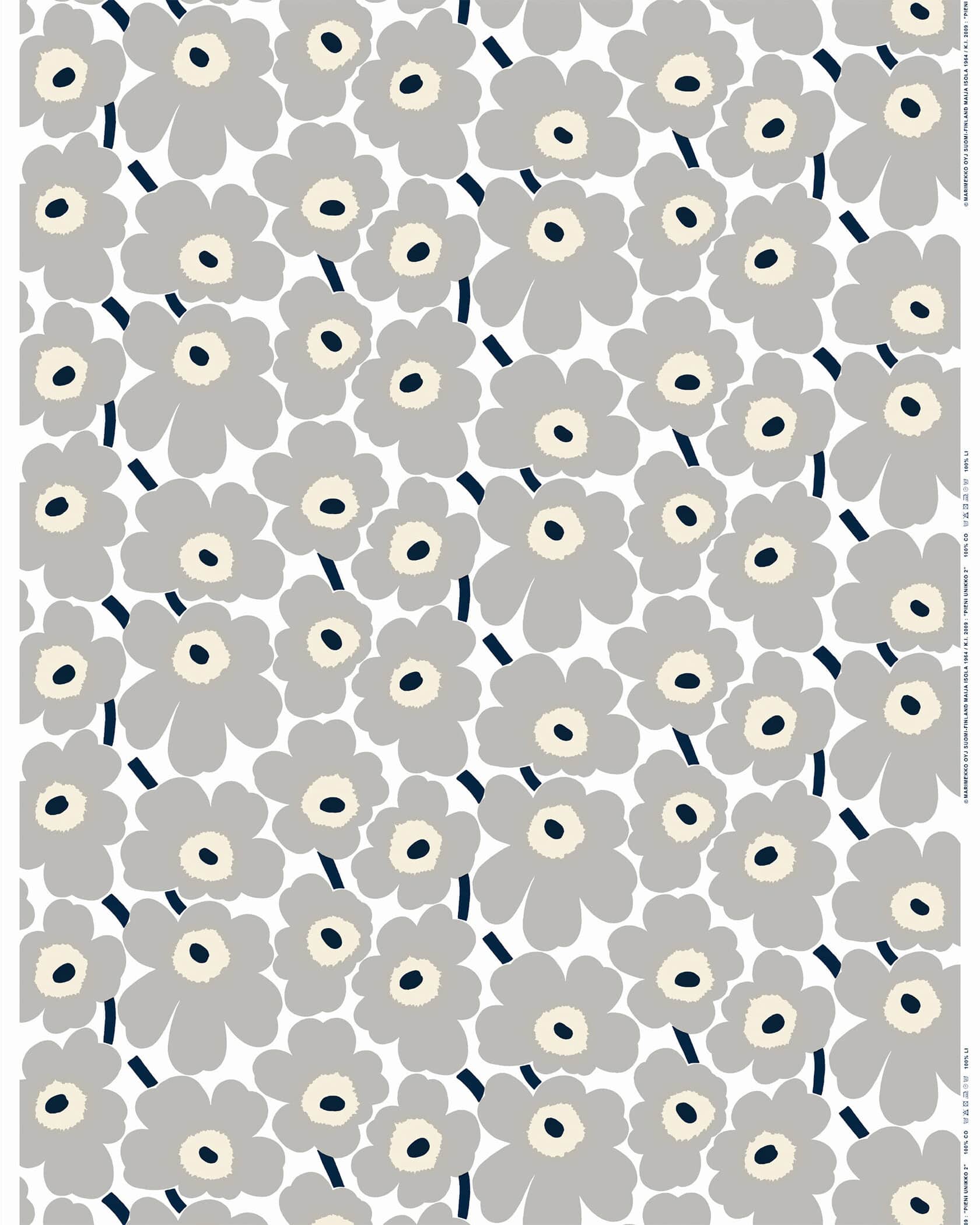 Pieni Unikko 2 コットンファブリック