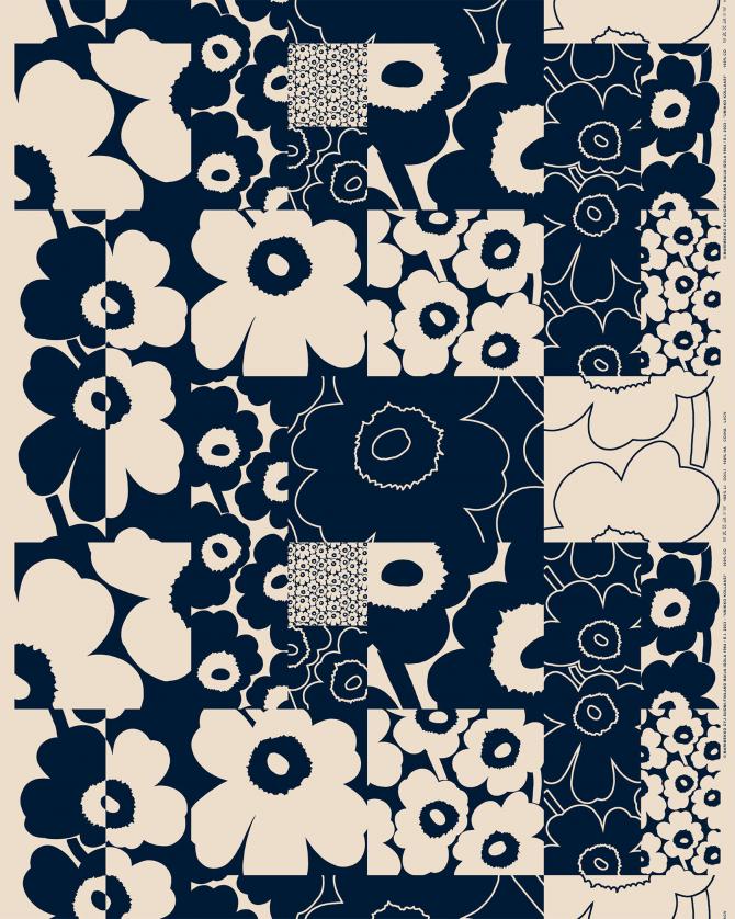 UNIKKO KOLLAASI コットンリネンファブリック