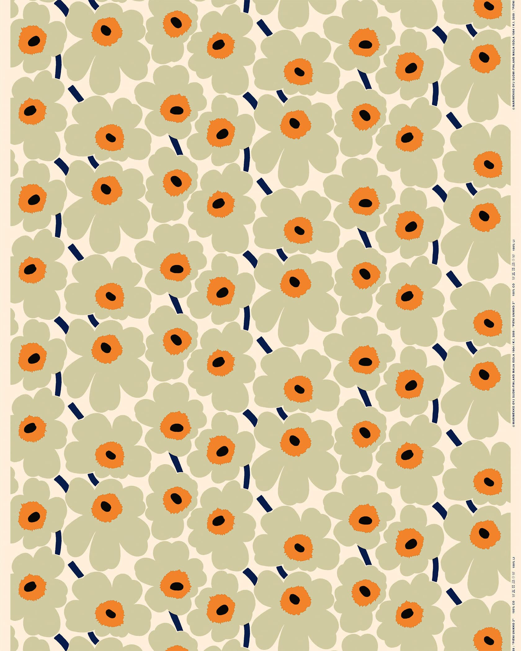 Pieni Unikko 2 コットンファブリック