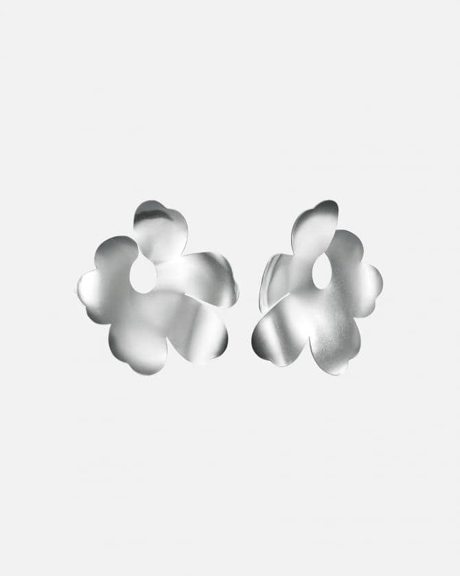 Kalevala x Marimekko Unikko ピアス/large