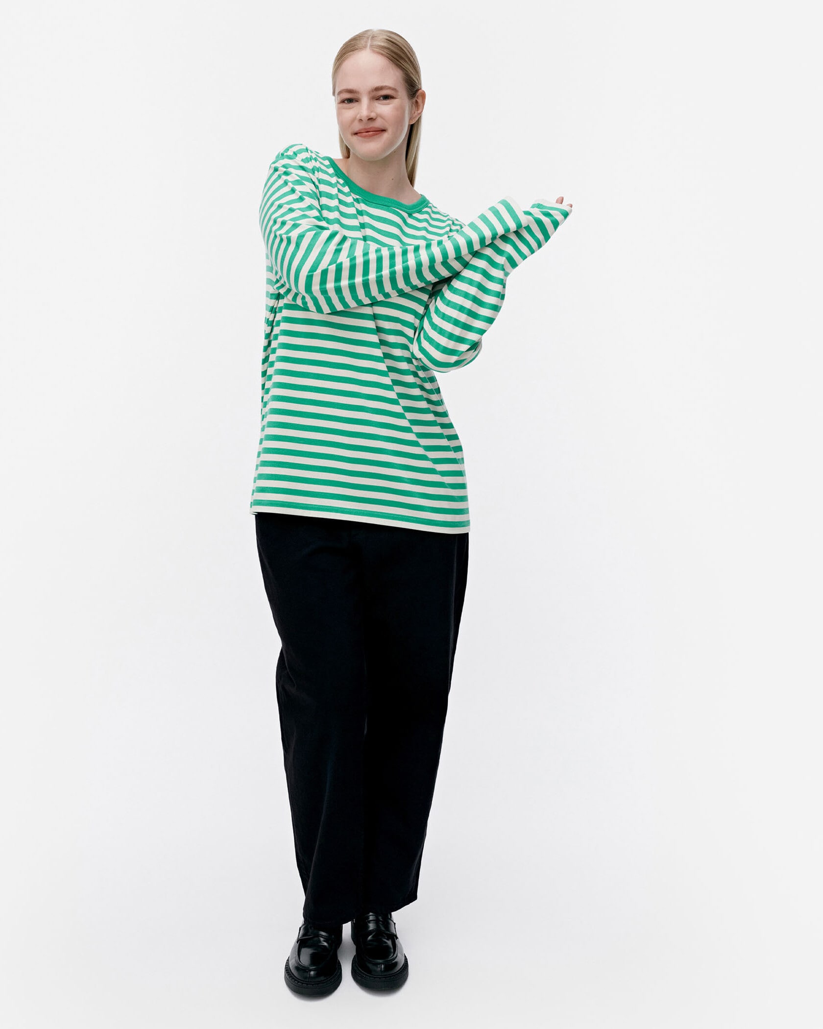 Tasaraita Unikko Tシャツ | Annika Rimala | Marimekko