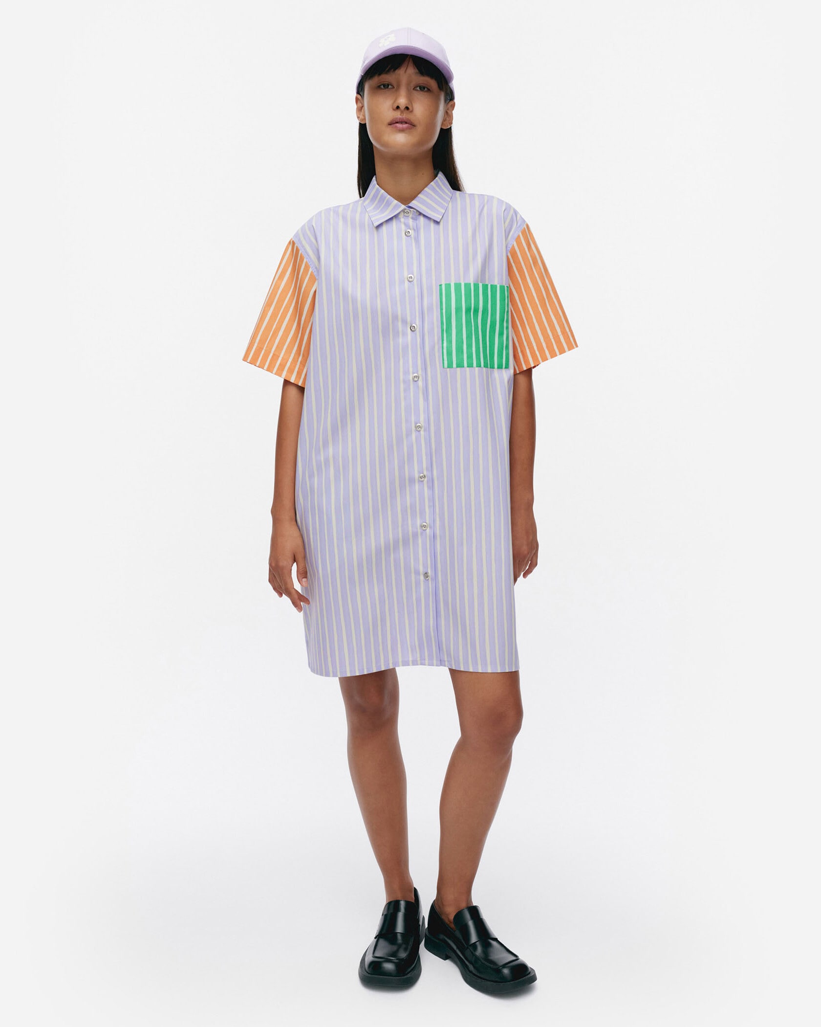 Jokapoika シャツワンピース