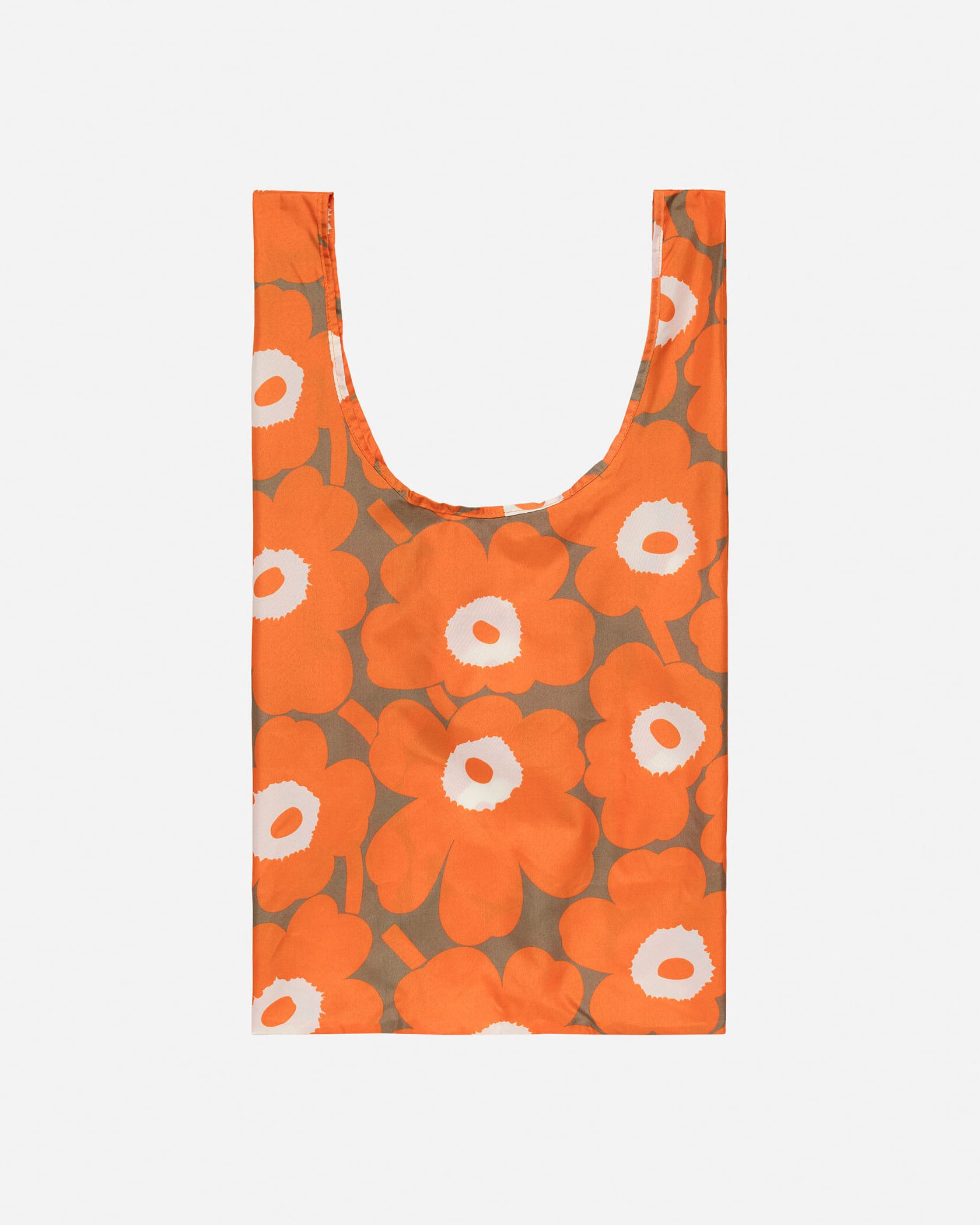 marimekko 折りたたみ傘 オレンジ パターン Mini Manual Unikko 折りたたみ傘 | Maija Isola | Marimekko