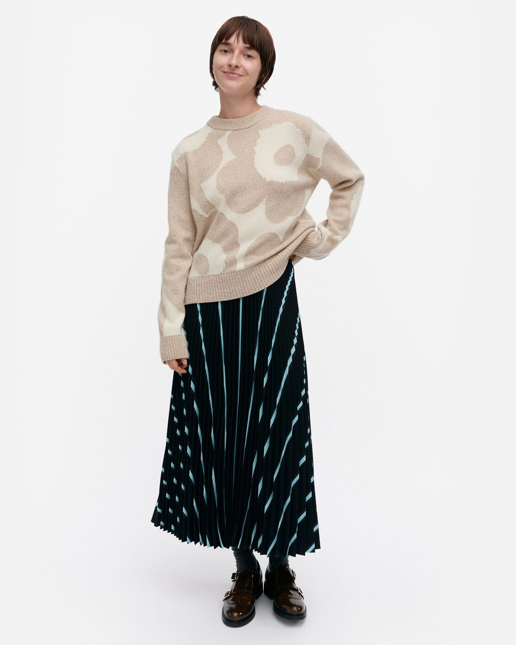 Virtaus Tumma ニット | Maija Isola | Marimekko (マリメッコ) 日本