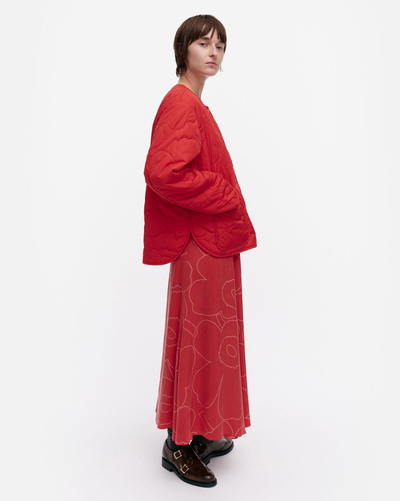 marimekko / マリメッコ 中綿ライナー付き モッズコート 95084-102-