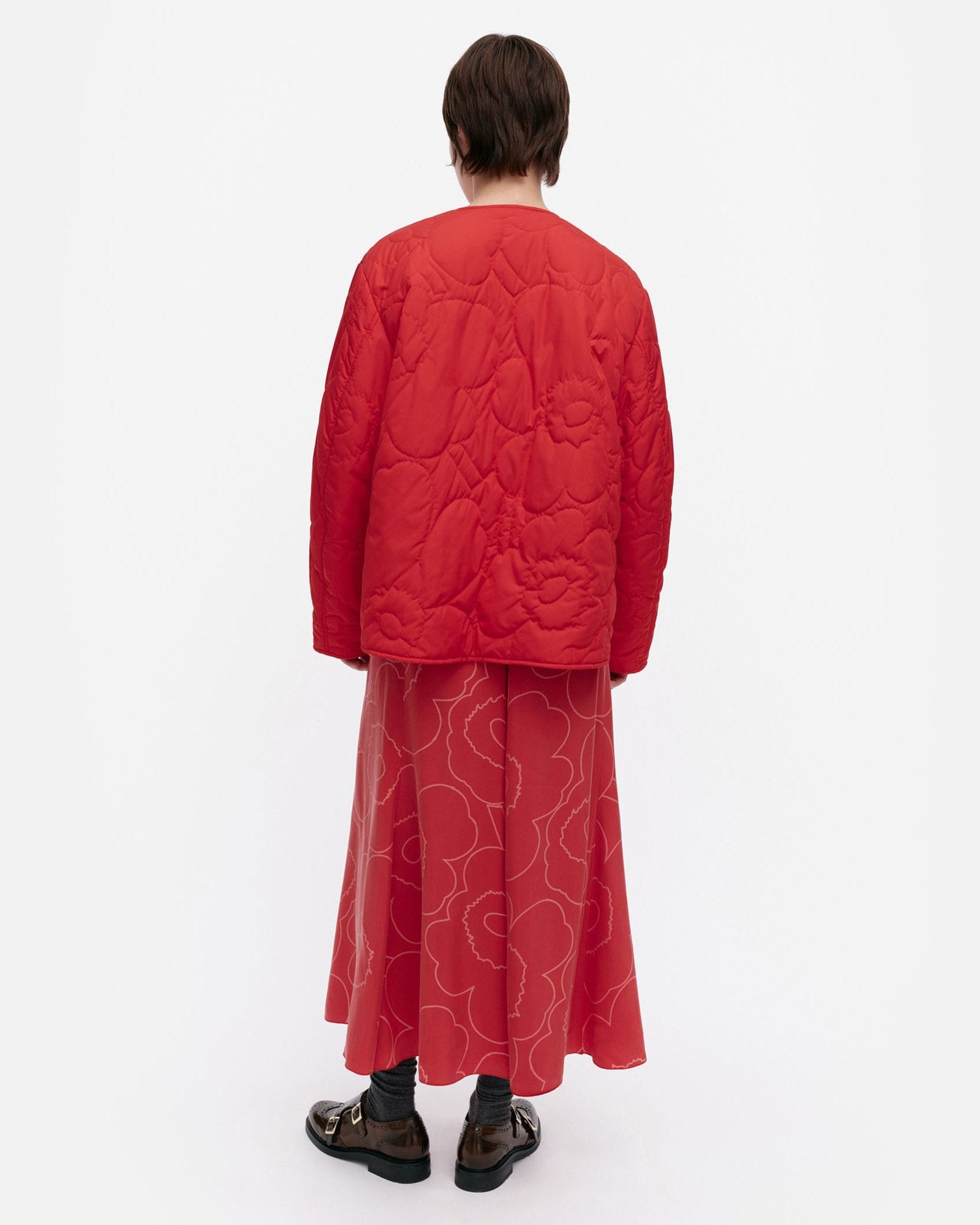 Kapseli Piirto Unikko 中綿コート | Maija Isola | Marimekko