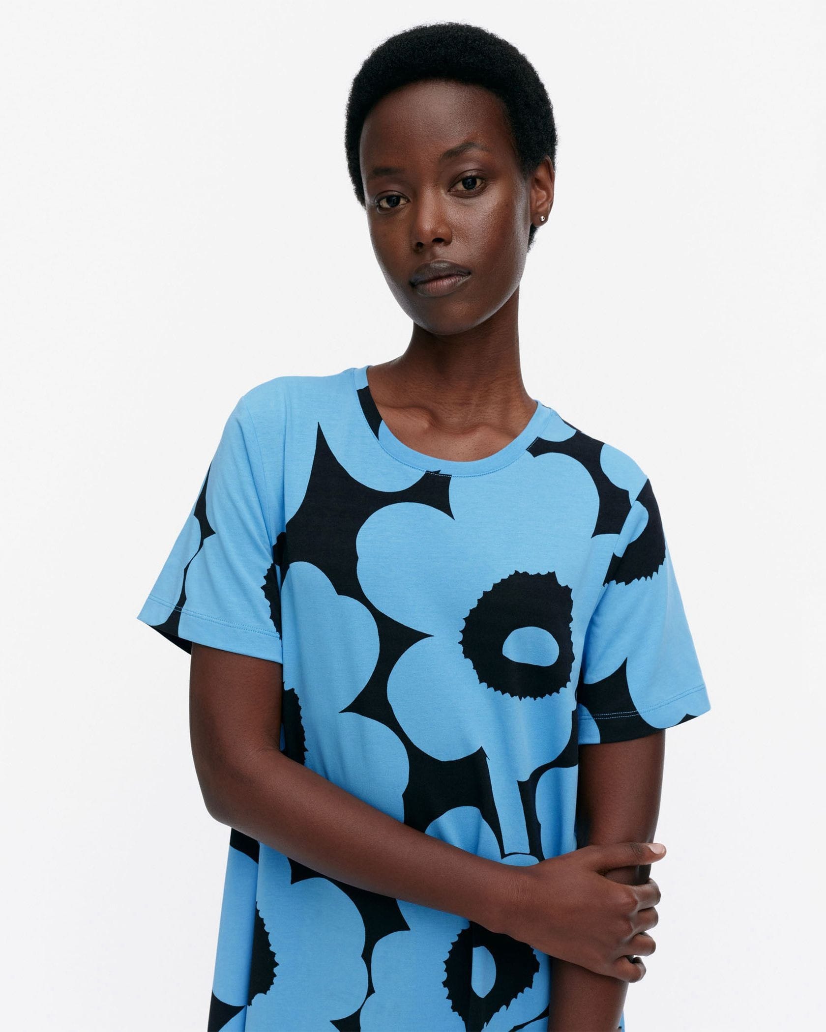 【期間限定】マリメッコ/ Estrid Unikko Placement ワンピース Pisteinen Unikko ワンピース | Maija Isola | Marimekko