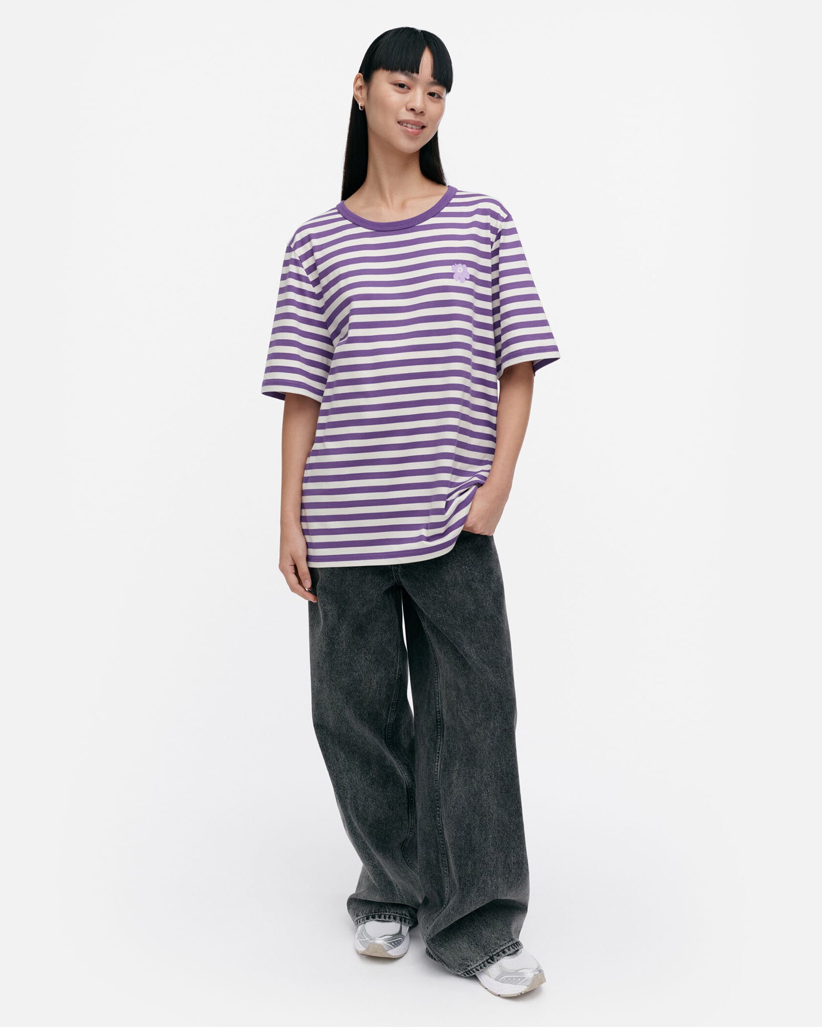 marimekko tasaraita/raitapaita ボーダーTシャツ 一部店舗・オンラインストア限定】Tasaraita Unisex Unikko T
