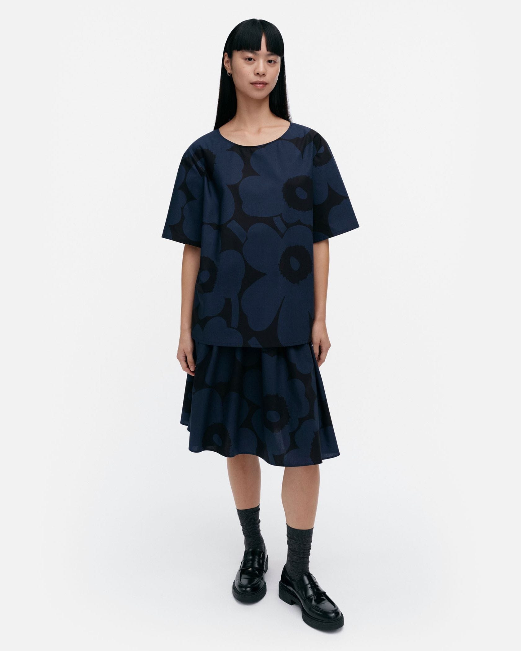 Marimekko Unikko ブラウス アジア限定】Harso Unikko ブラウス〈Members Week対象