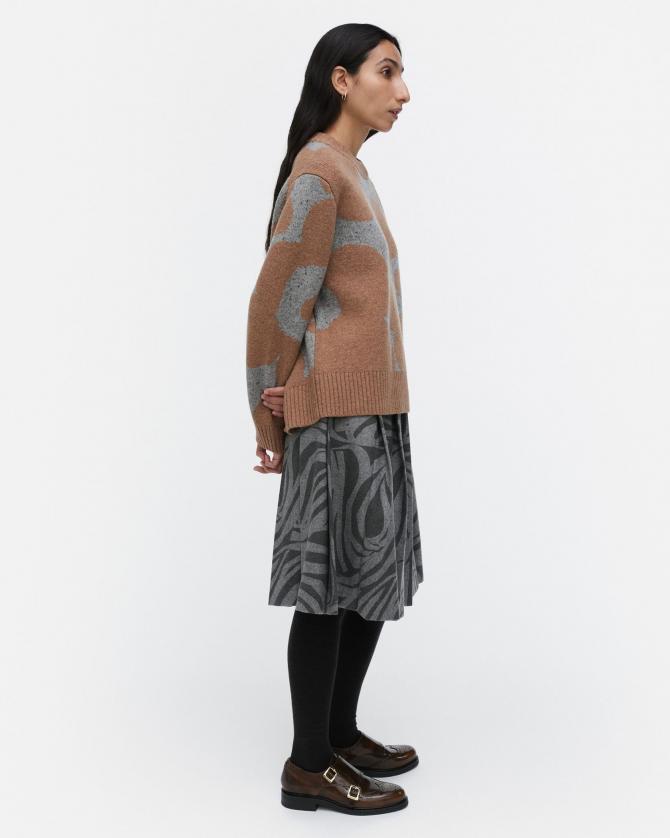 希少✨marimekko ウニッコ XL ピンク グレー 長袖カーディガン 希少✨marimekko ウニッコ XL ピンク グレー 長袖カーディガン