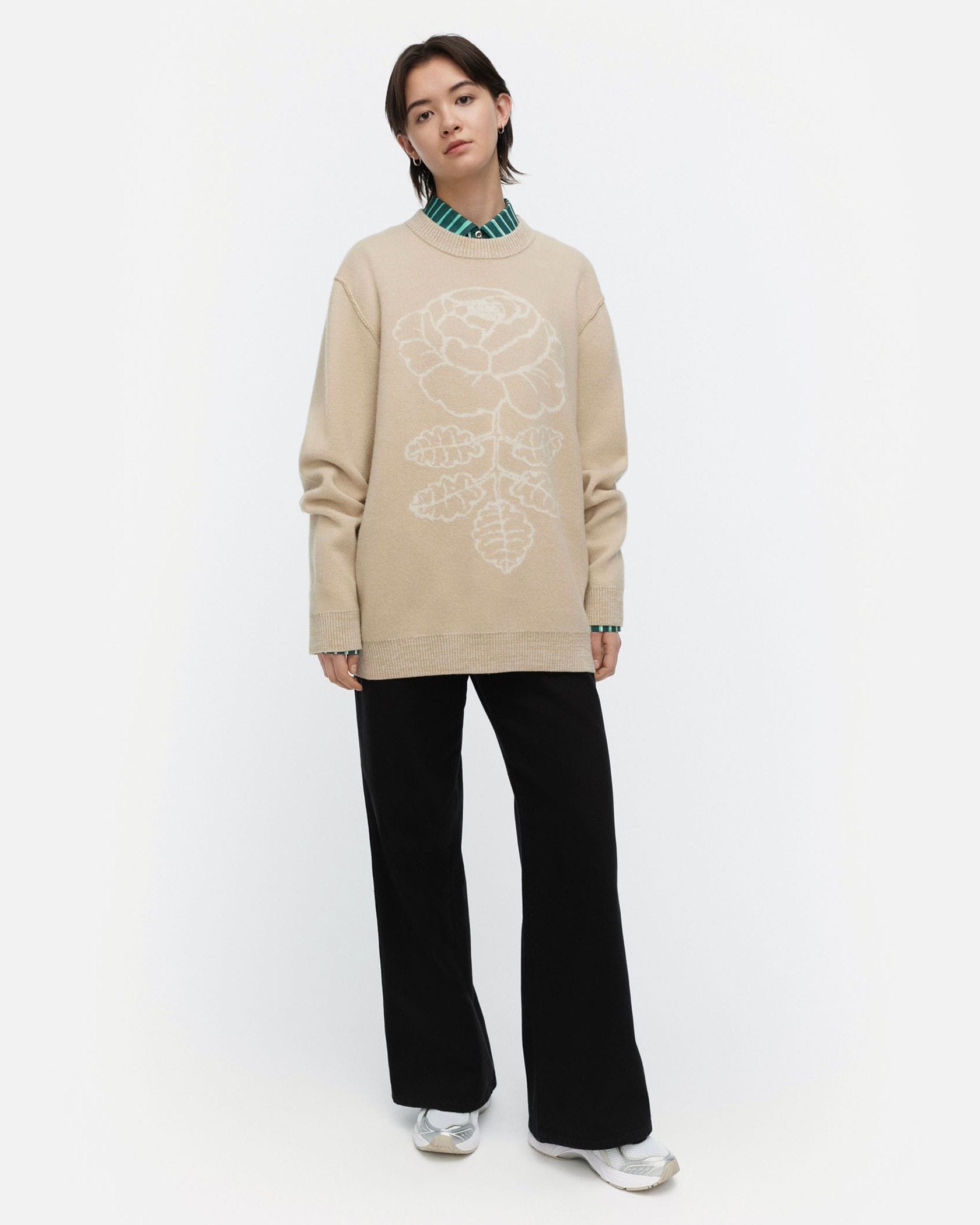 i*i様 マリメッコ　MARIMEKKO ニットプルオーバー　新品未使用 一部店舗・オンラインストア限定】Puuteri Unikko ニット | Maija