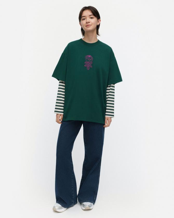 Linjat Vihkiruusu Placement Tシャツ Linjat Vihkiruusu Placement Tシャツ