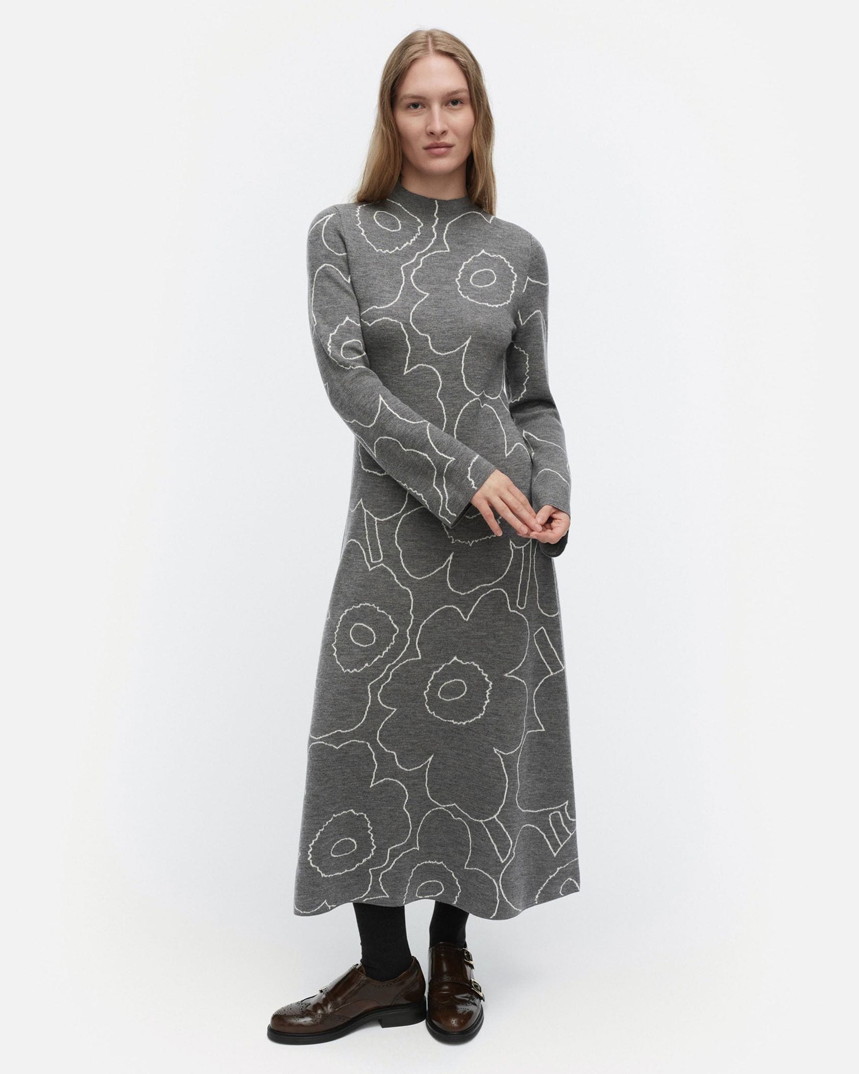 Sh Willat Piirto Unikko ニットワンピース | Maija Isola | Marimekko