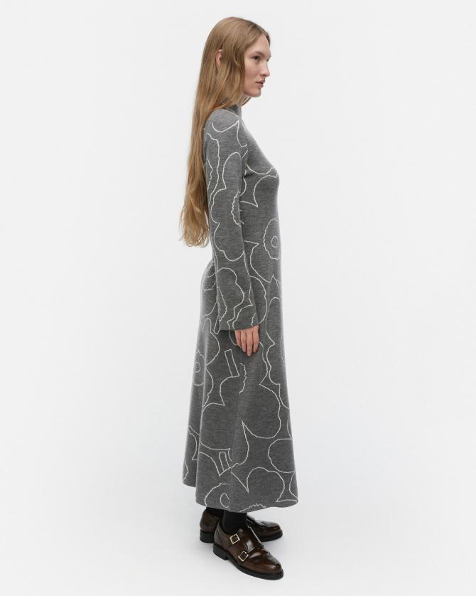 marimekko フラワープリント ワンピース 36 marimekko - marimekko フラワー プリント ワンピース ロング