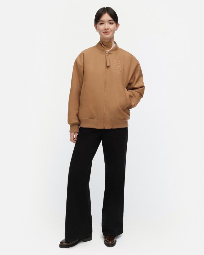 マリメッコ/ワンピース/長袖/クルーネック/M/ダークグリーン/リヨセル×ウール ワンピース | クロージング | Marimekko (マリメッコ) 日本公式