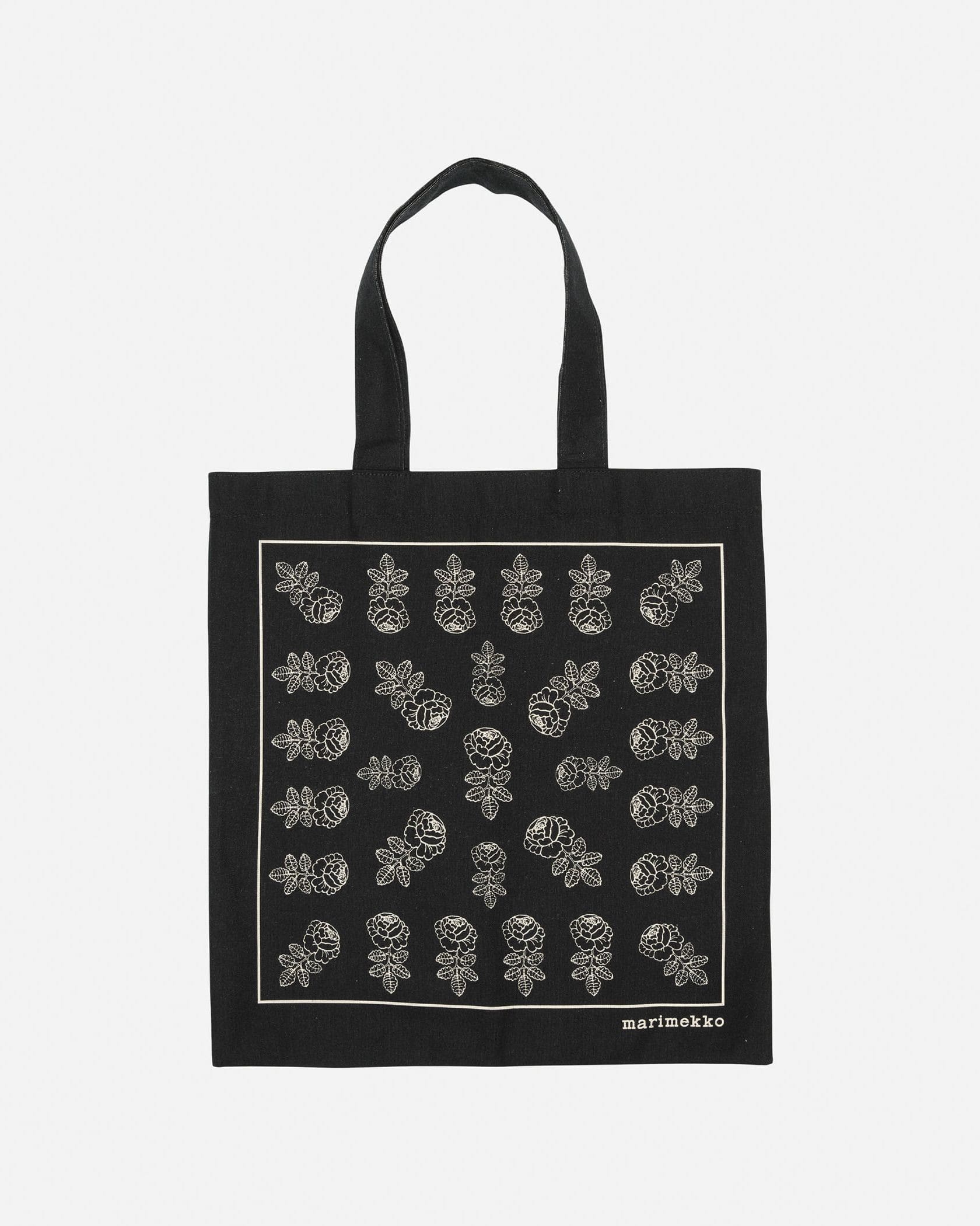 Vankka Vihkiruusu Placement トートバッグ | Maija Isola | Marimekko