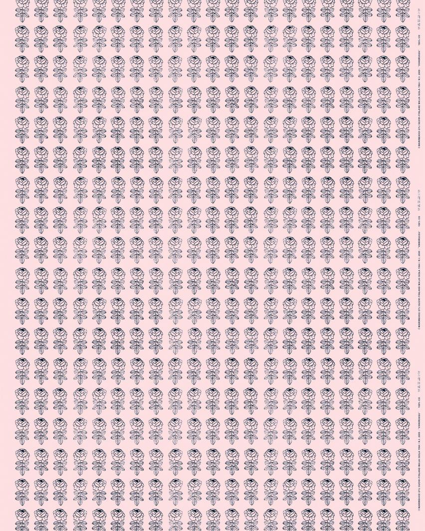 ライトピンク×ダークグリーン