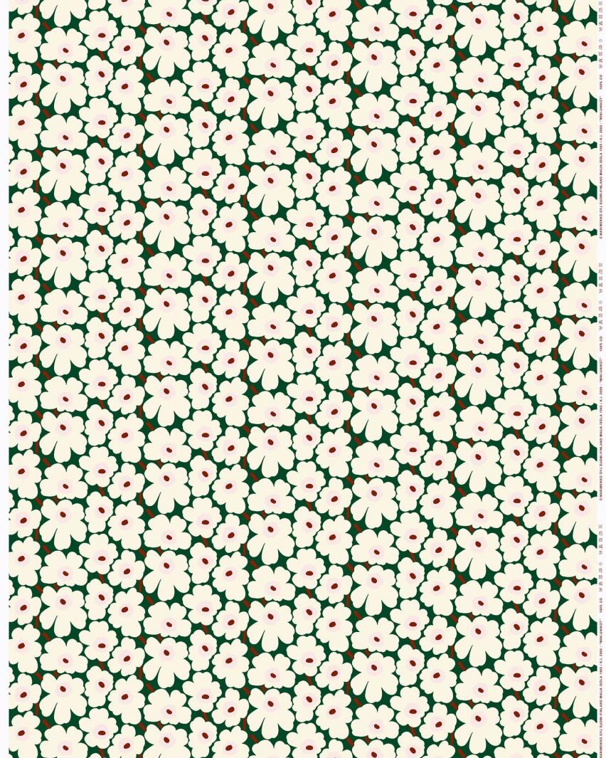 ダークグリーン×オフホワイト×ライトピンク