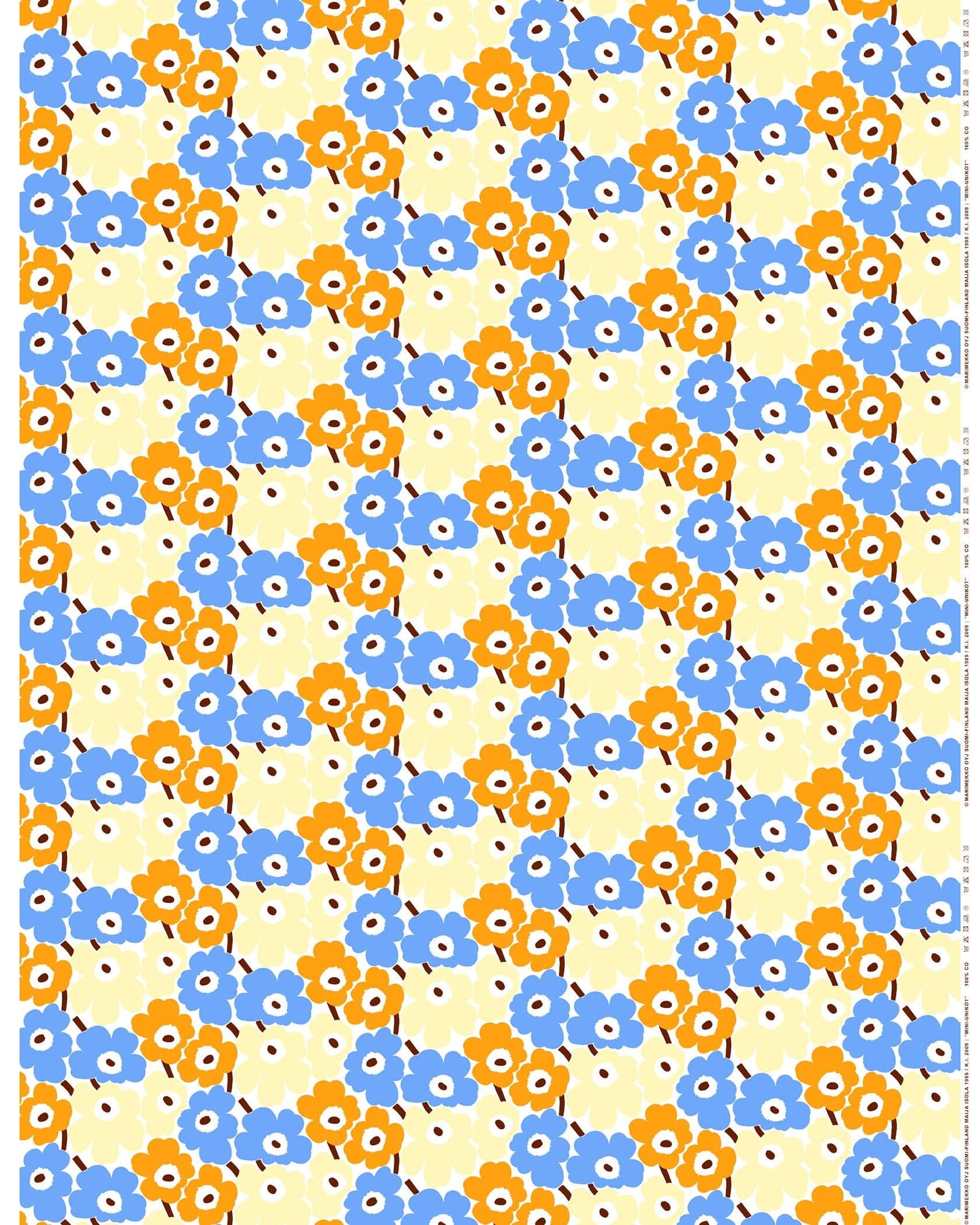 【日本限定】Mini Unikko コットンファブリック