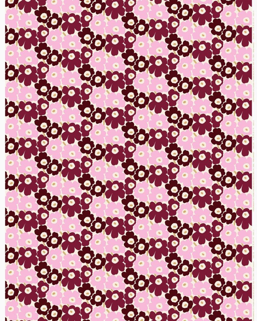 ピンク×バーガンディ