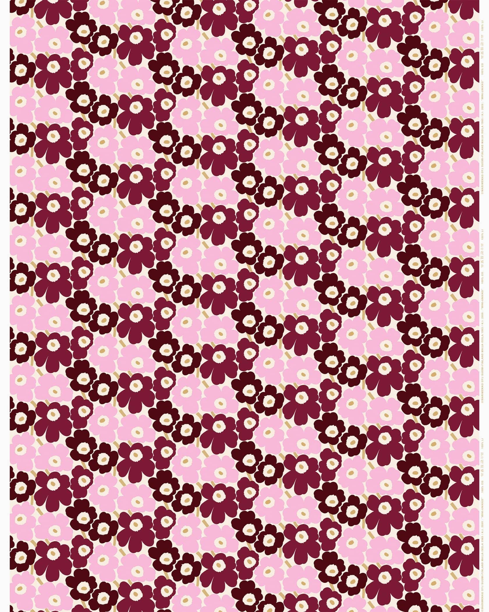 【日本限定】Mini Unikko コットンファブリック