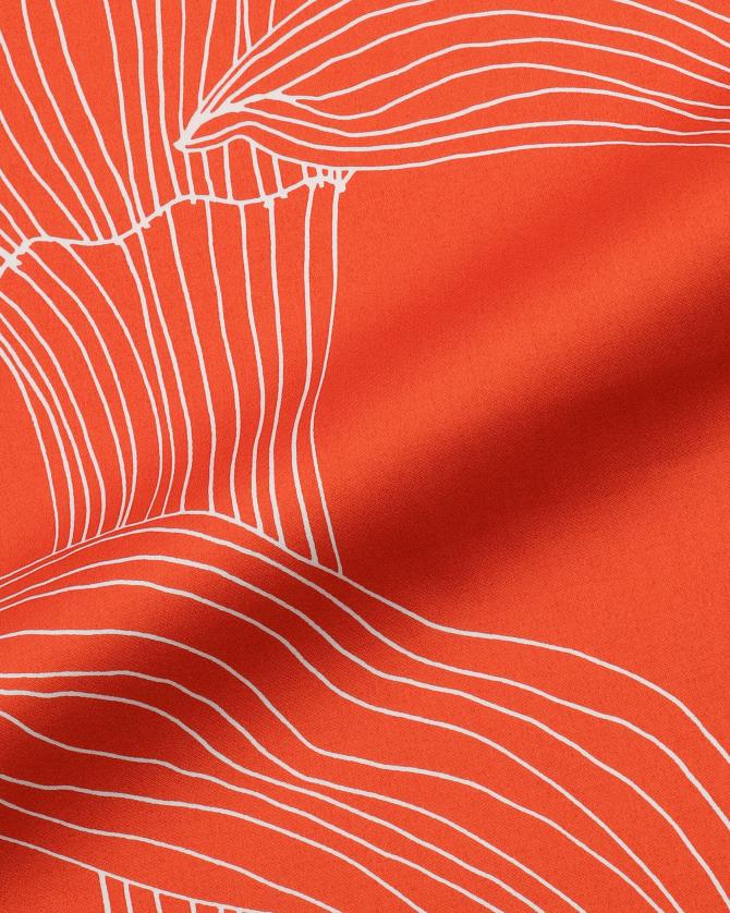 Kukat Puhkeavat コットンサテンファブリック