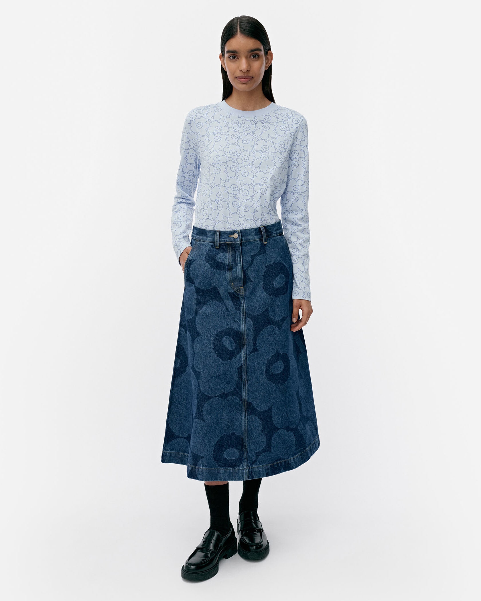 【予約販売】Maridenim Suoritus Unikko スカート<9月下旬お届け予定>