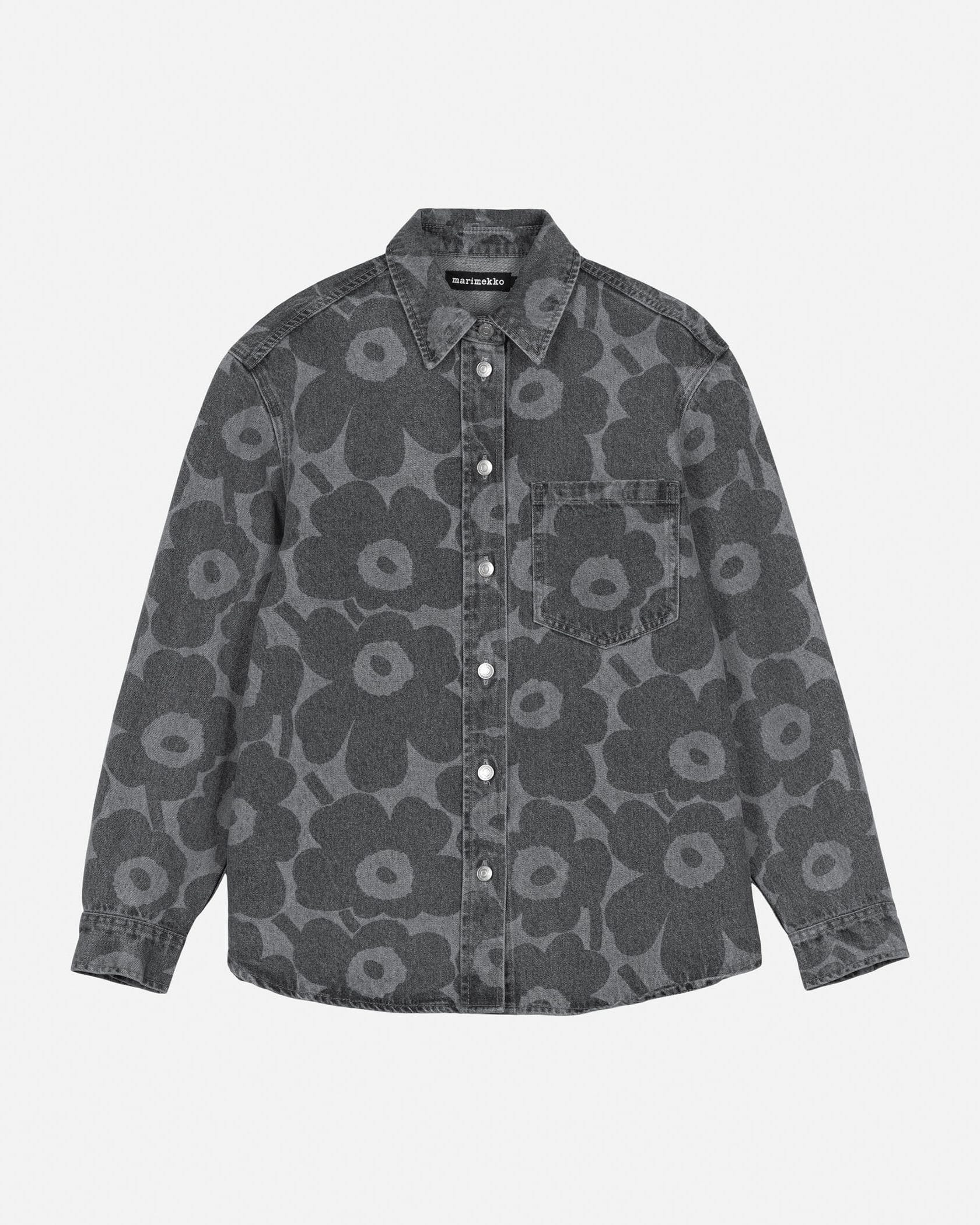 最安値！Marimekko Maridenim Unikko デニムシャツ Maridenim】 Unikko / Unikko jean shirt（シャツ/ブラウス