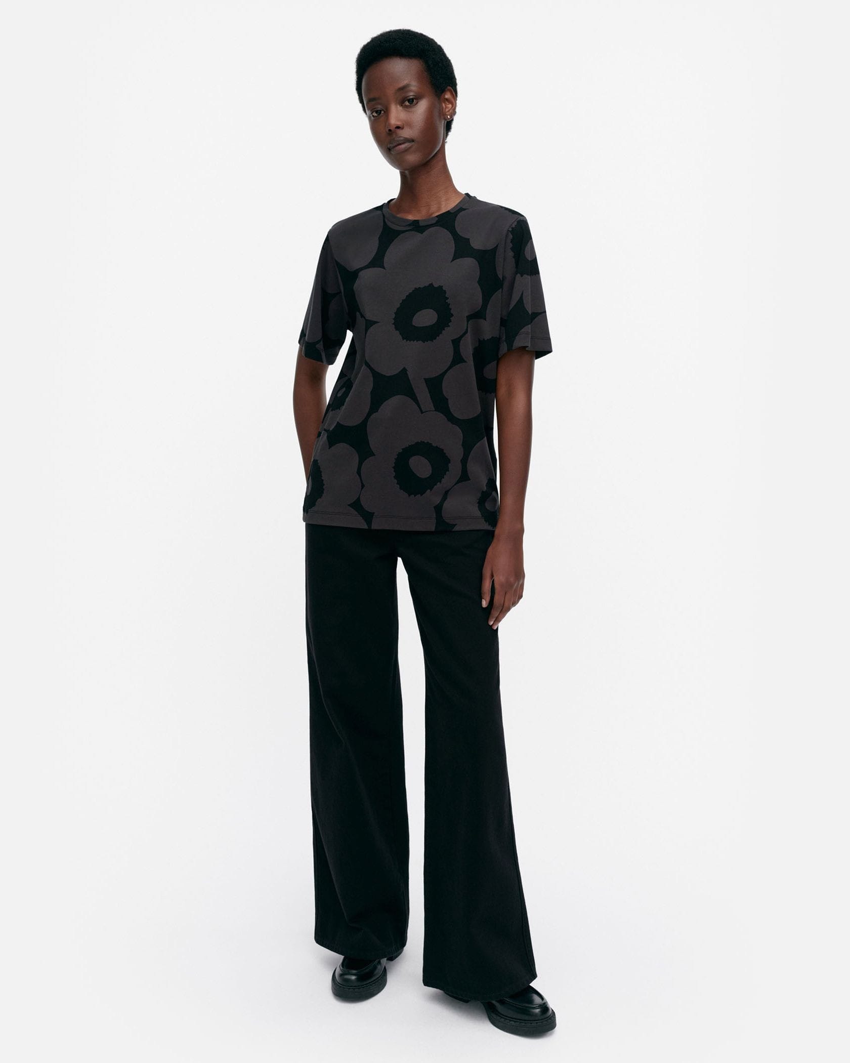 美品マリメッコ　marimekkoステンドカラ-シャツ　38 Maija Unikko シャツ | Maija Isola | Marimekko (マリメッコ