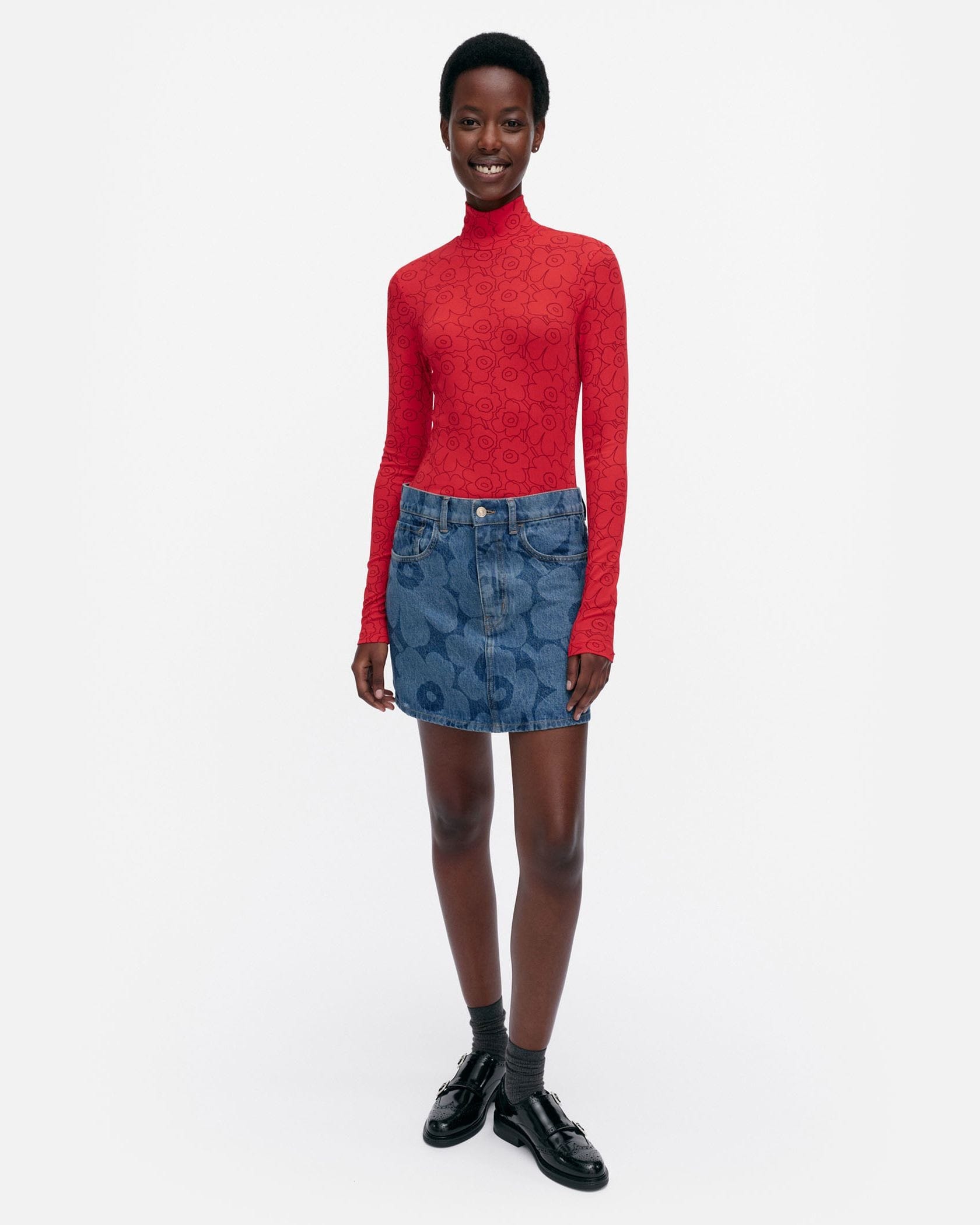 Maridenim Ruudut Unikko スカート