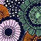 オフホワイト×ダークブルー