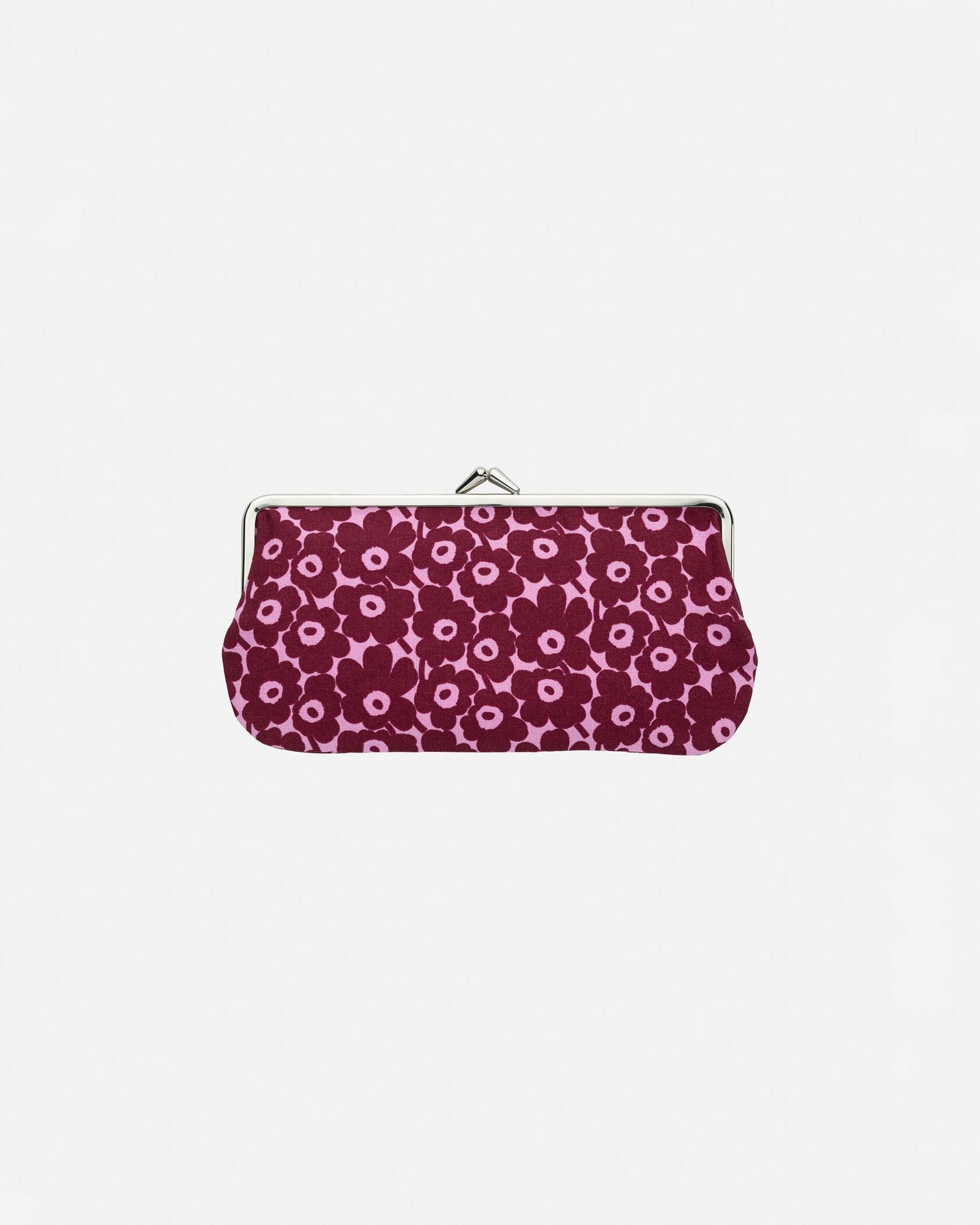 丸ポーチ　MAKOLIY Pikkuinen Unikko Puolikas kukkaro がま口ポーチ | Maija Isola