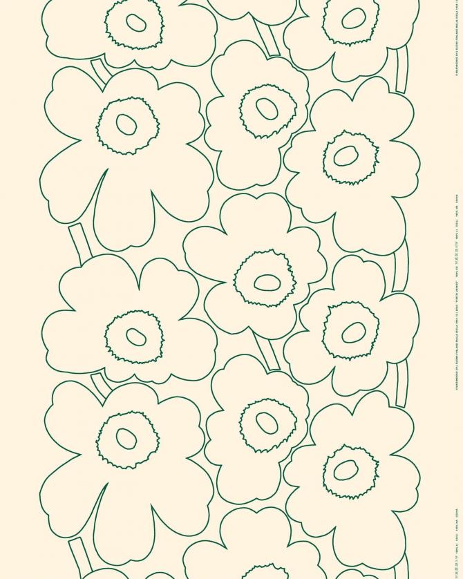 Piirto Unikko リネンファブリック