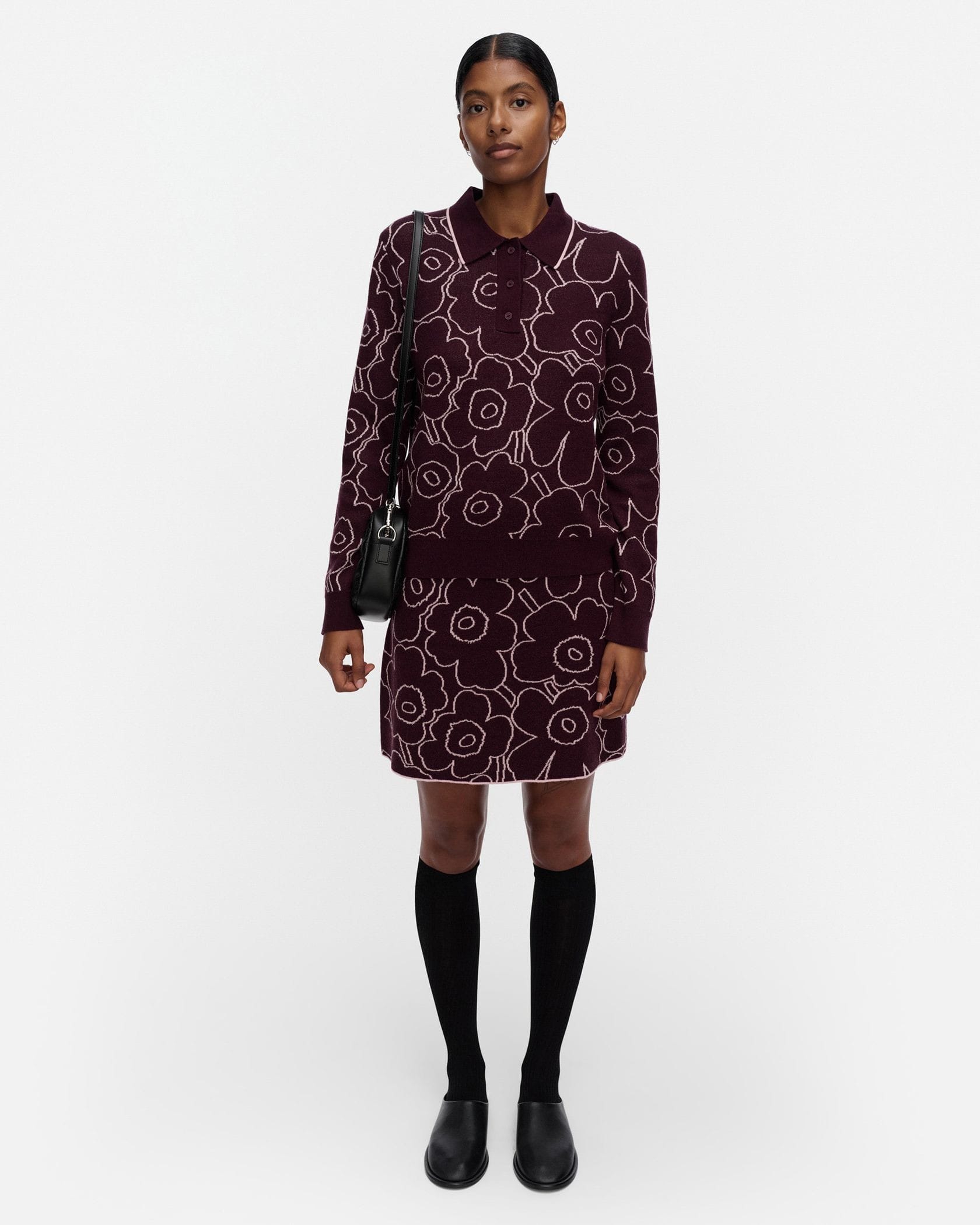 marimekkoマリメッコ ニット Toistuva Piirto Unikko ニットスカート | Maija Isola | Marimekko