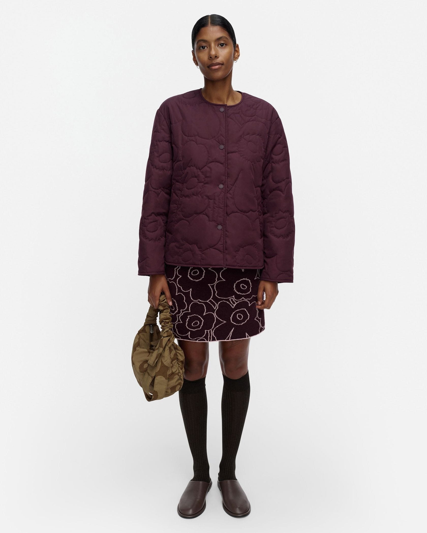 日本限定】Kapseli Piirto Unikko コート | Maija Isola | Marimekko