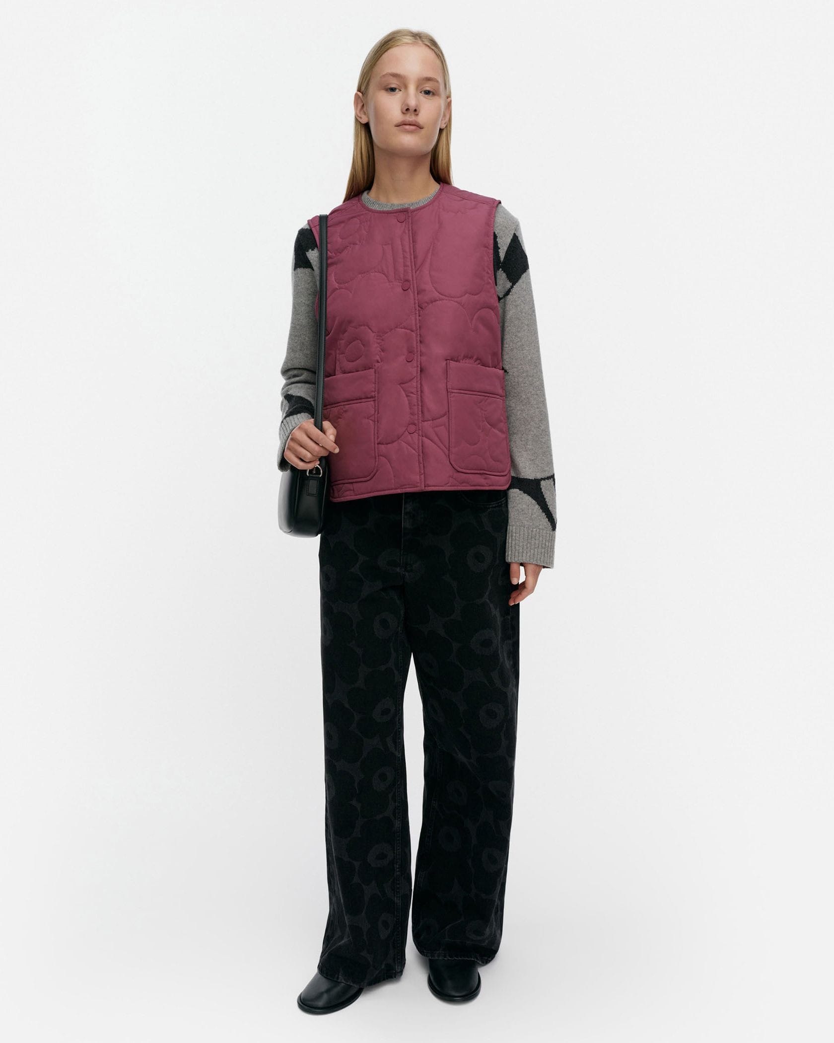 Kaiverrus Piirto Unikko ベスト | Maija Isola | Marimekko