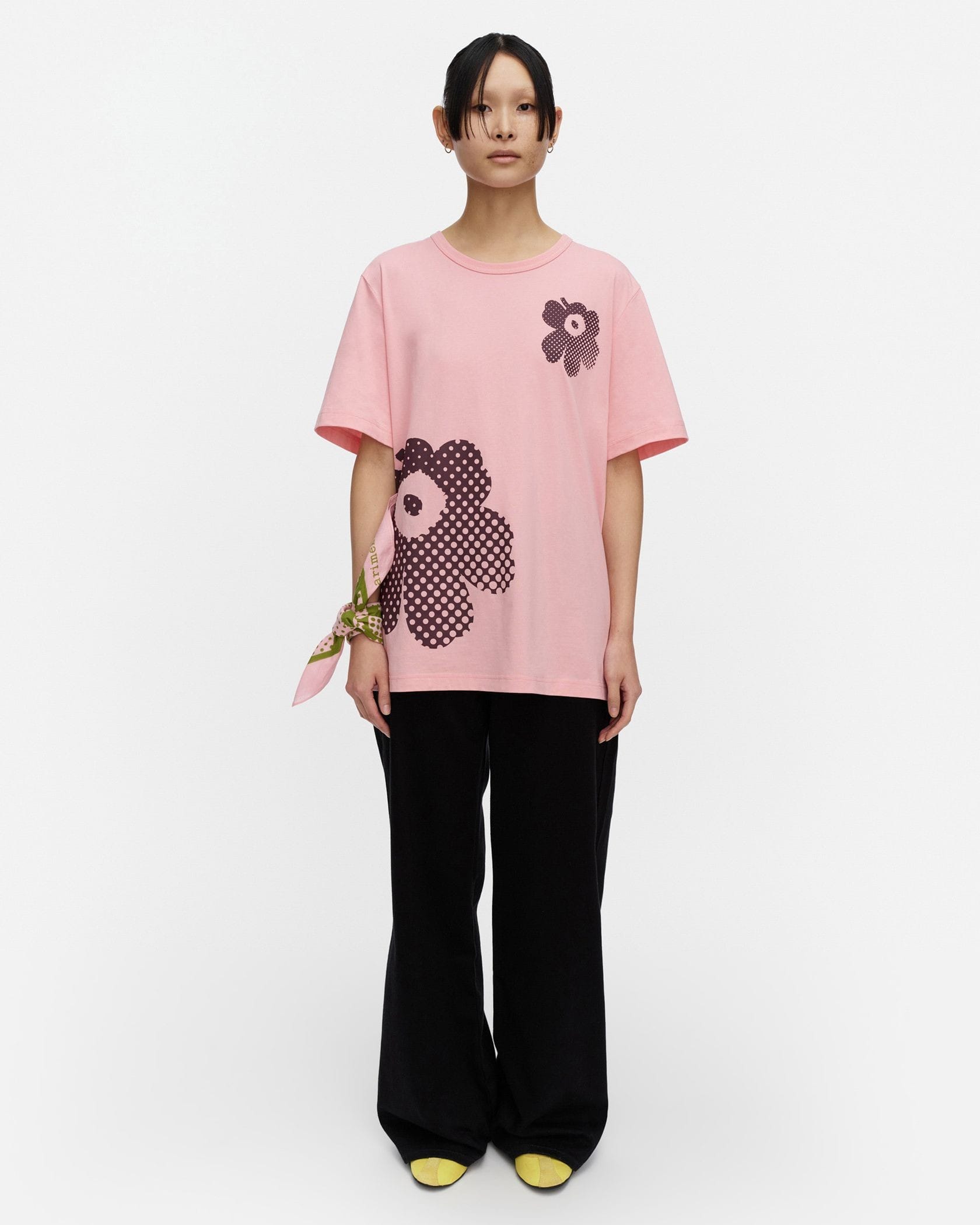 marimekko Tシャツ　ピンク　M マリメッコ Pisteytys Unikko Tシャツ | Maija Isola | Marimekko (マリメッコ