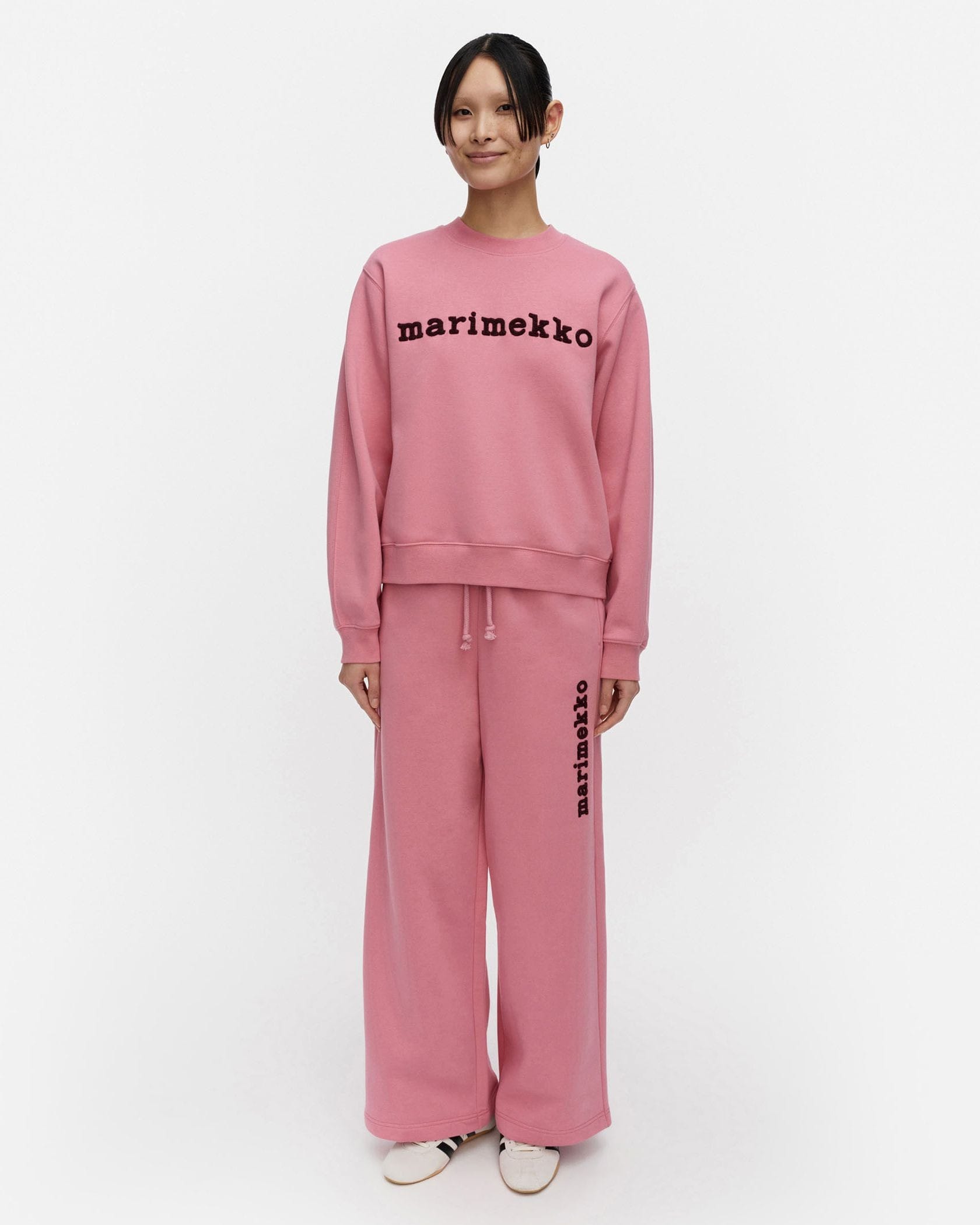 新品 ×marimekko 3点 ピンク セットアップ キャップ Trilce Logo Placement スウェット | シャツ&ブラウス | クロージング