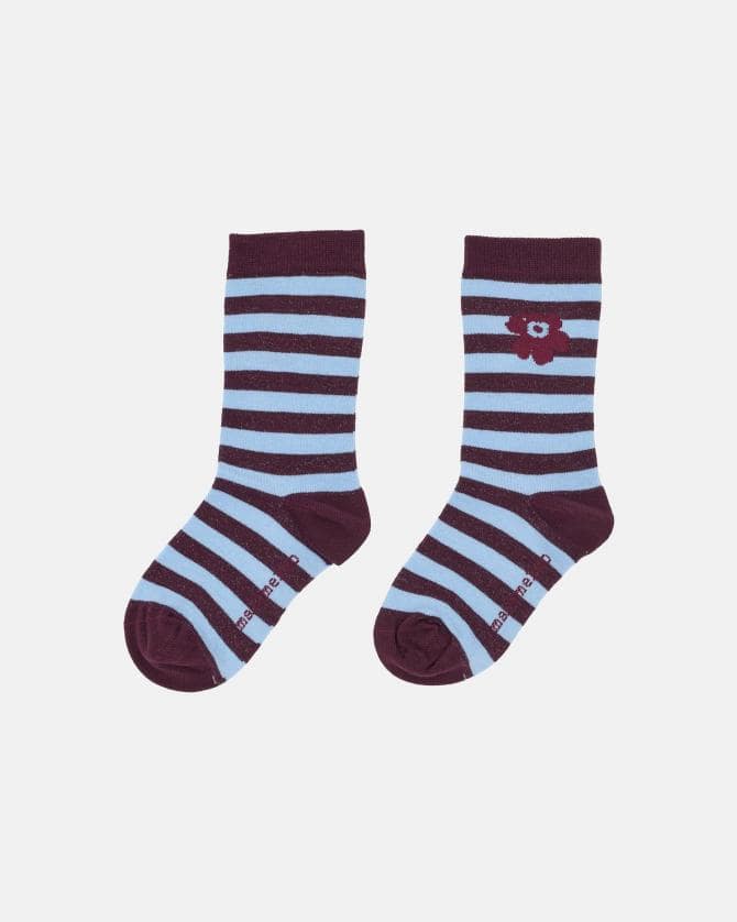 【kids】Makeinen Tasaraita Unikko ソックス