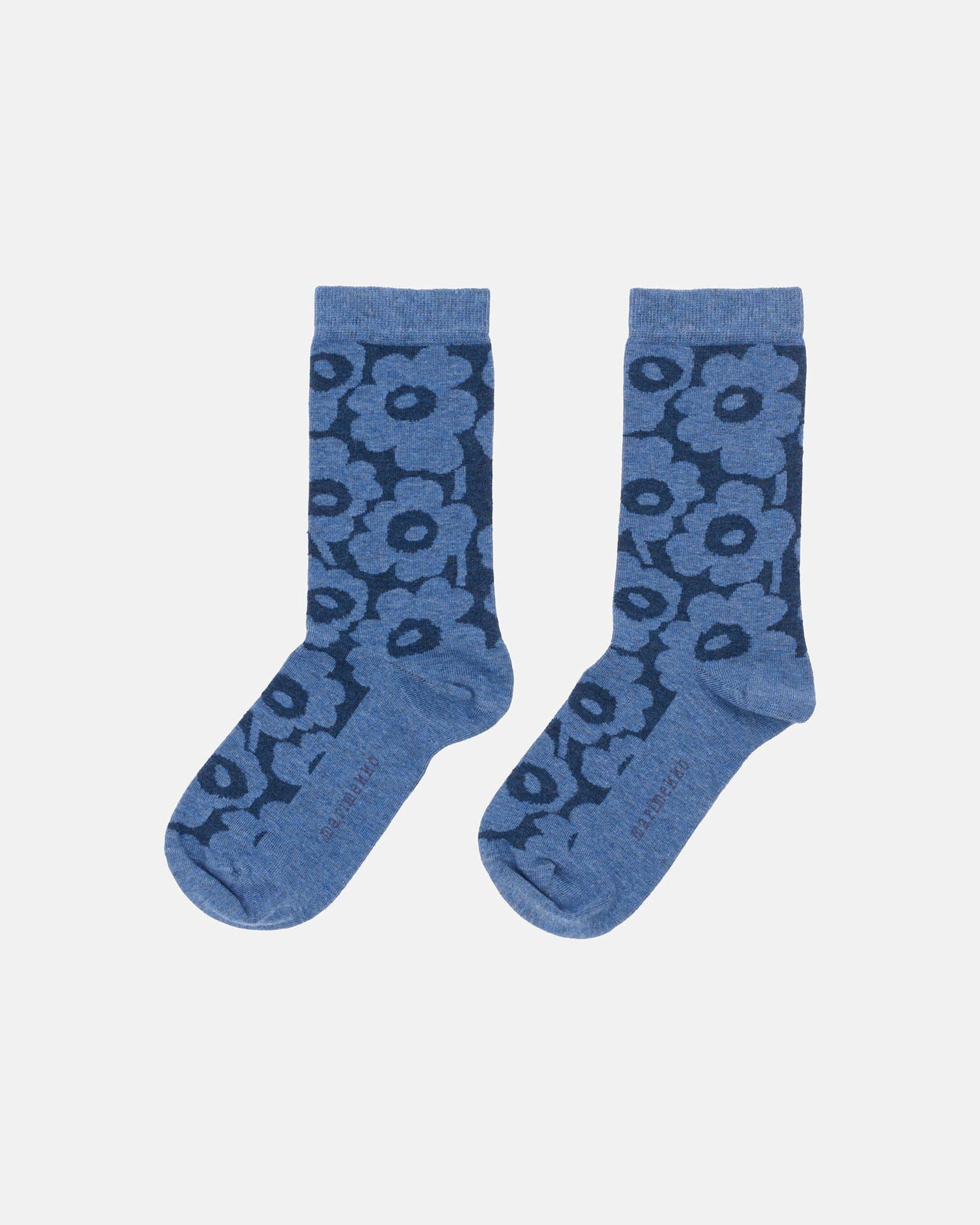 Linjaus Unikko Melange ソックス | Maija Isola | Marimekko